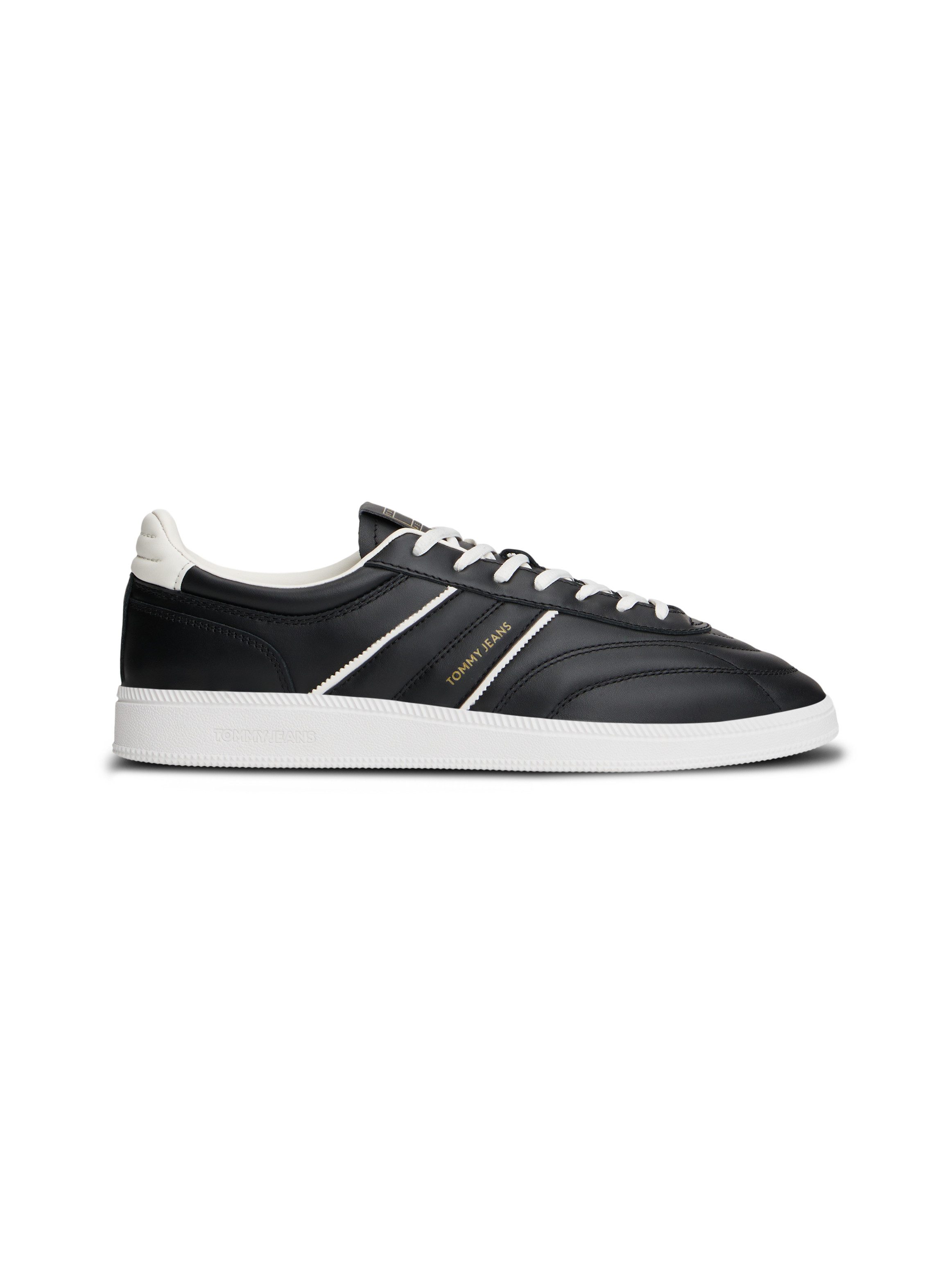 Tommy Jeans THE GREENWICH EDGE STITCHING Sneaker, Freizeitschuh, Halbschuh, Schnürer, Logo an der Seite und Schuhzunge – Bild 4 von 5