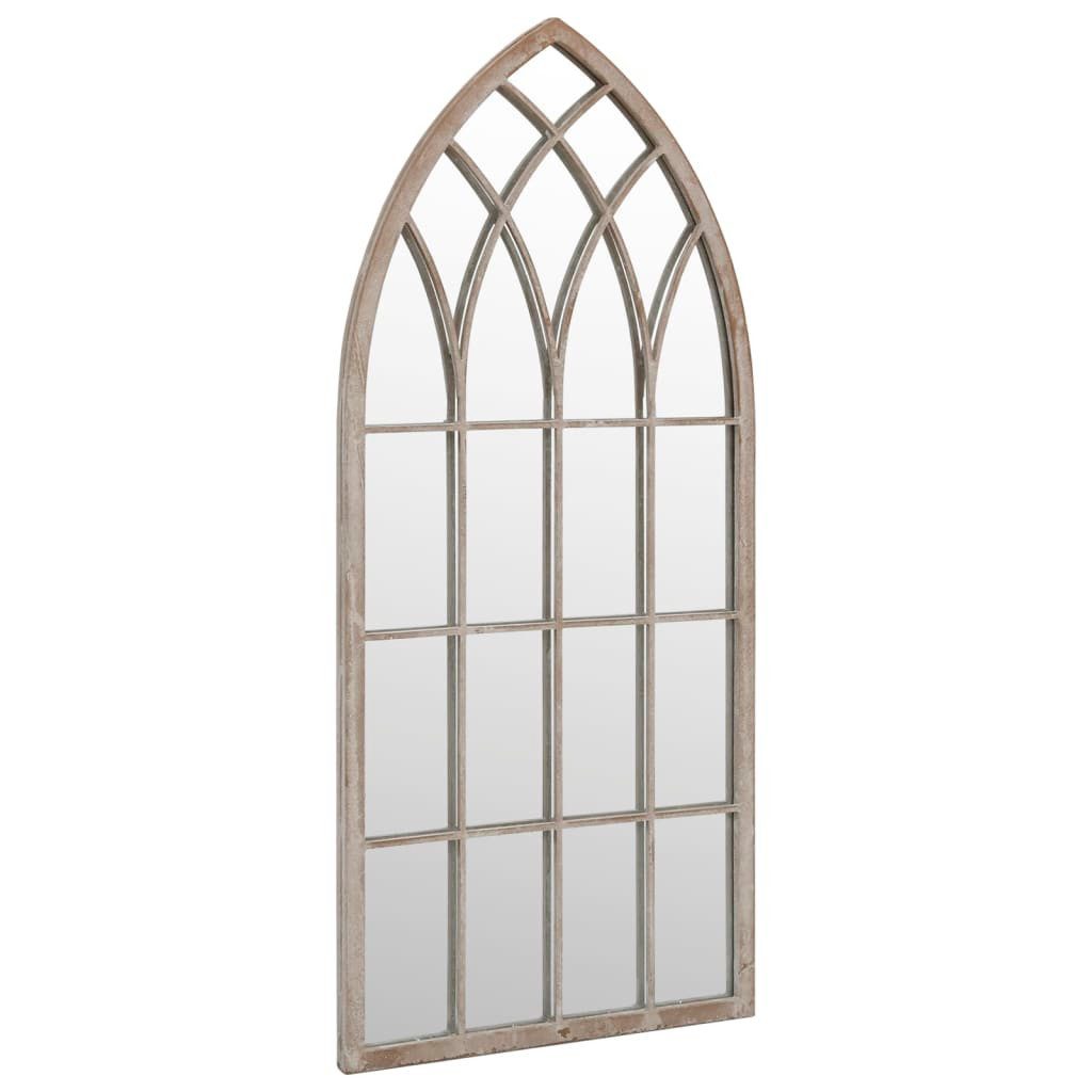 furnicato Wandspiegel Attraktiver Innenspiegel 100 x 45 cm in Sand (1-St), Antik-Look Wandspiegel aus Eisen mit vorgebohrtem Loch für innen