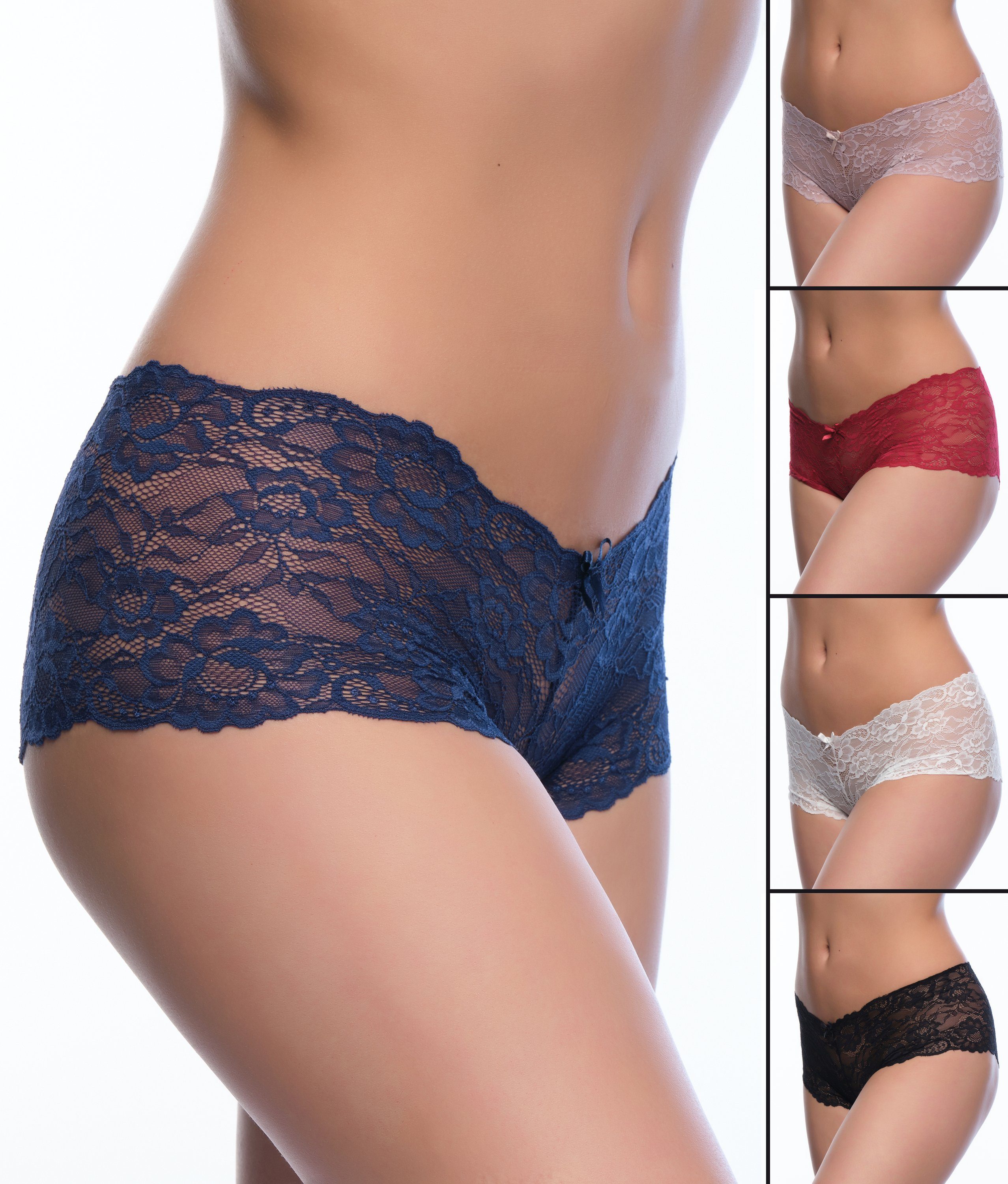 Yenita® Slip Spitzenslip (5-St) aus Spitze