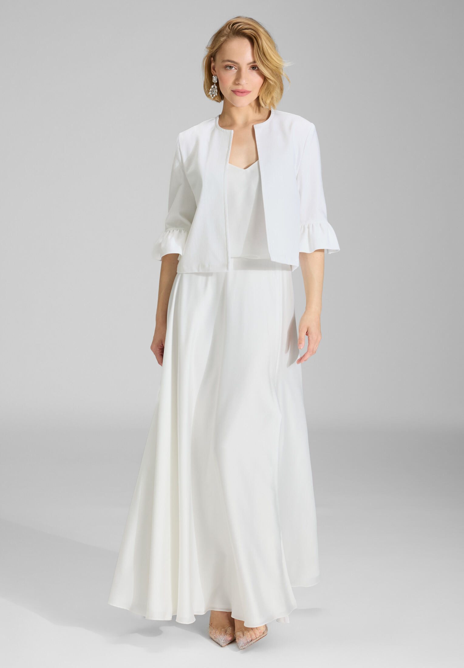 SWING Jackenblazer Figurbetonte Passform