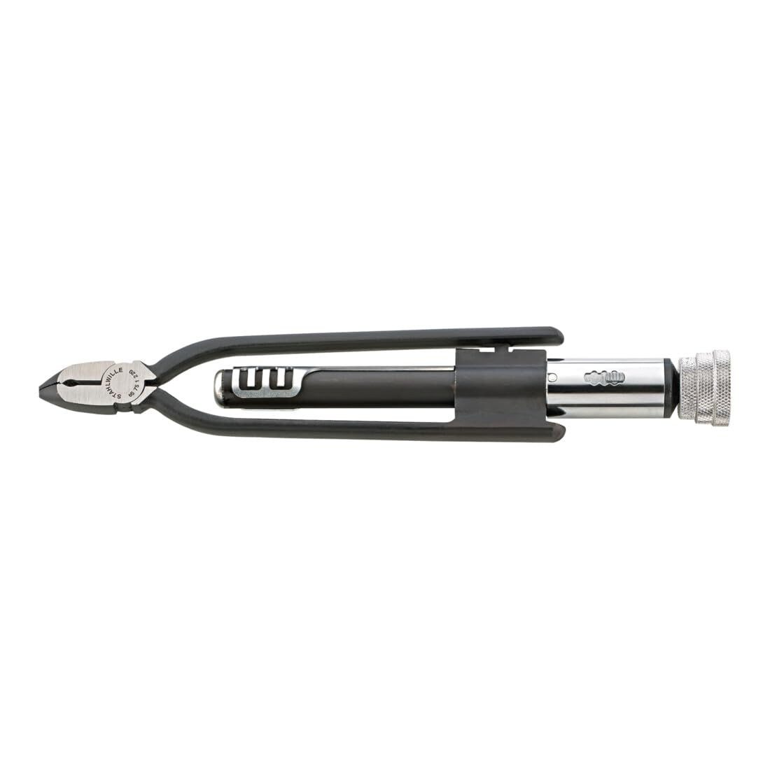 Stahlwille Zangenset Stahlwille Drahtwirbelzange L.230mm Kopf brüniert, poliert Griffe brün