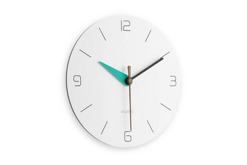 ONZENO Wanduhr THE ACQUA. 29x29x0.5 cm (handgefertigte Design-Uhr)