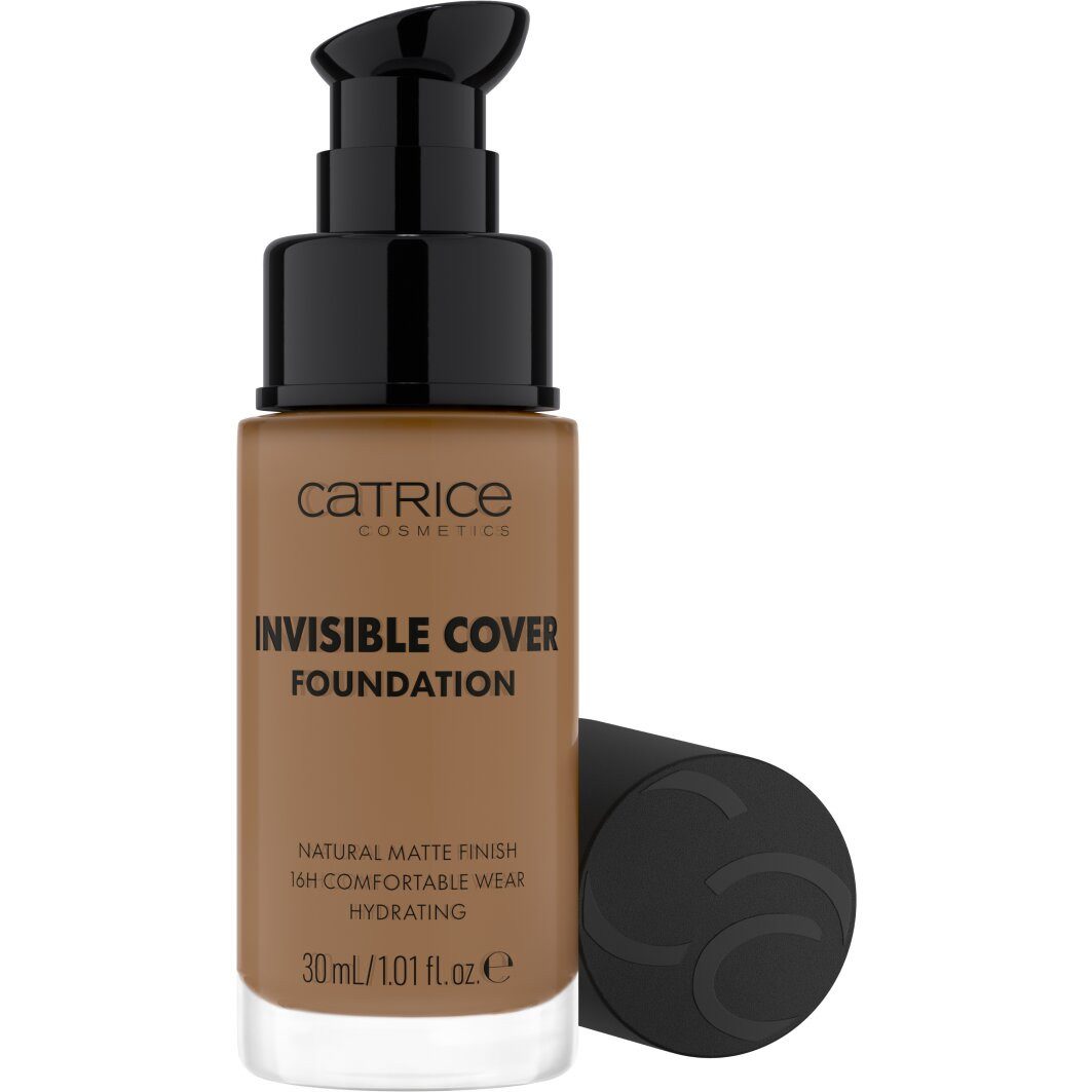 Catrice Основа Invisible Cover Основа, Langanhaltendes mattes Finish, mittlere, variable Deckkraft.