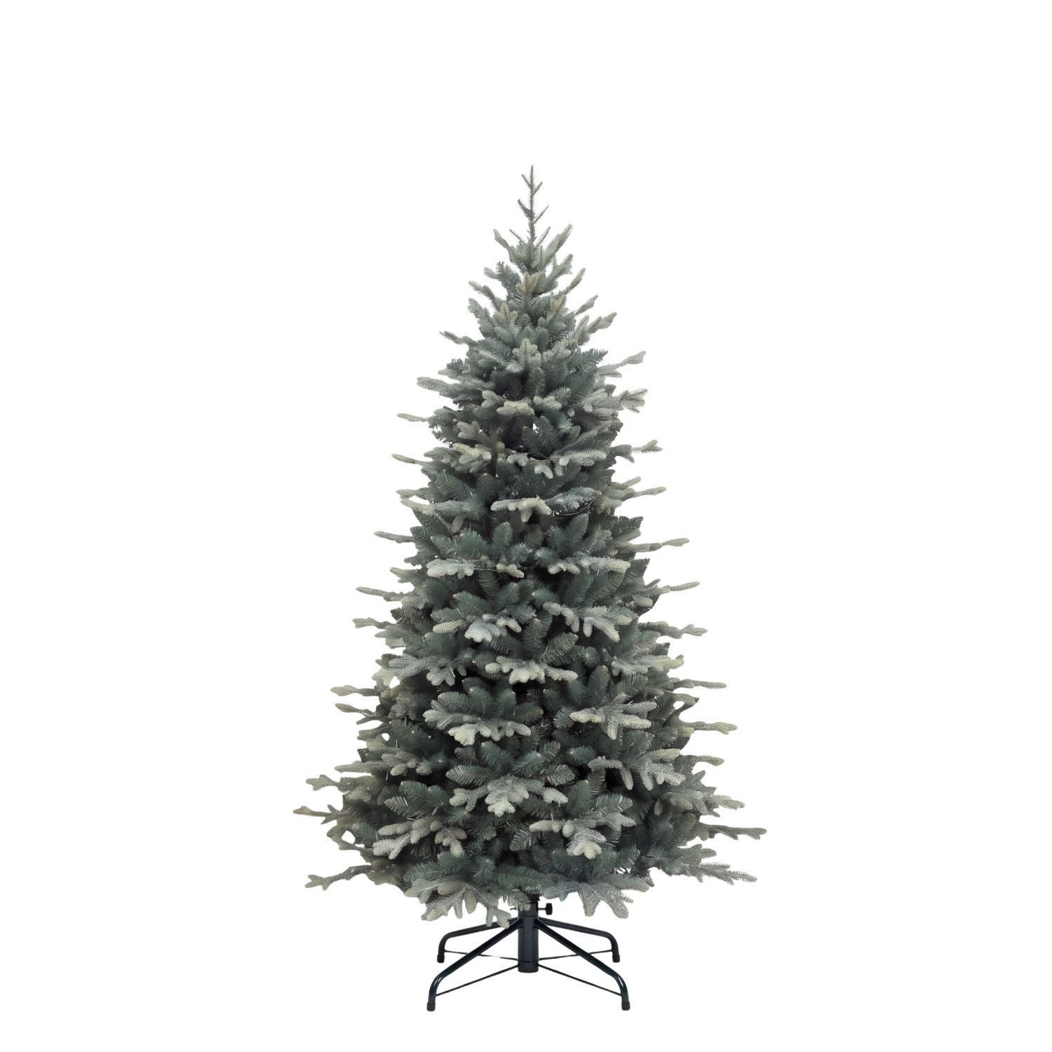 pink garten Künstlicher Weihnachtsbaum OREGON, Edelfichte, Höhe 150 cm Tannenbaum in echt Optik Edelfichte inkl. Ständer Metall