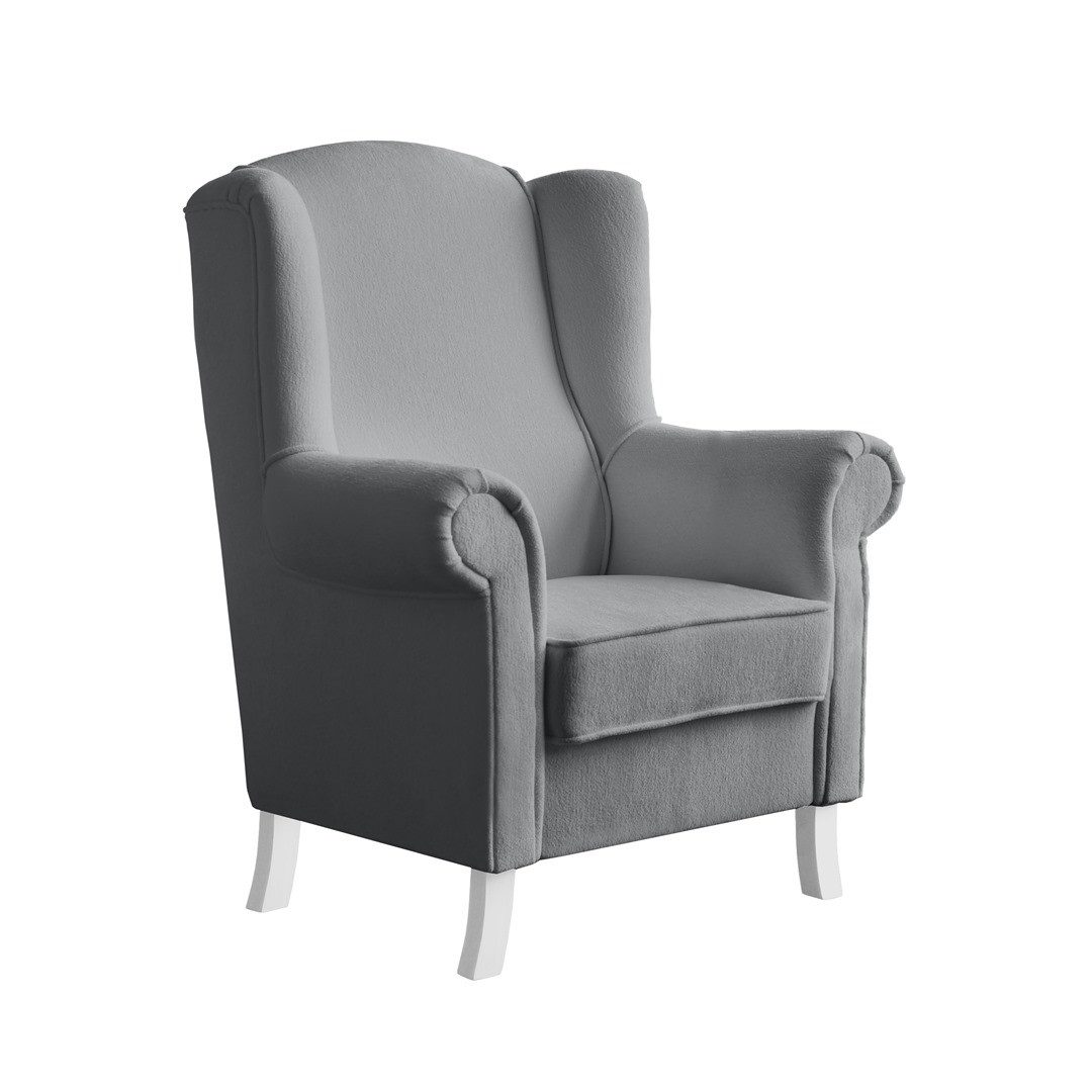 Beautysofa Ohrensessel LEONARDO Sessel Wohnzimmersessel, Fernsehsessel