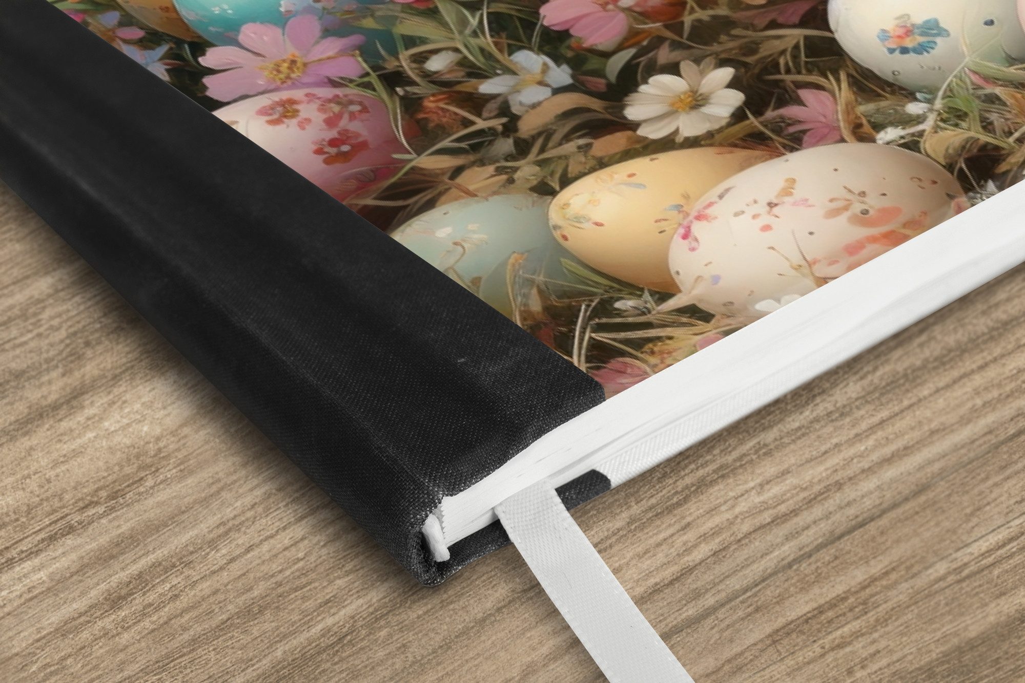 Thumbnail - MuchoWow Notizbuch Osterhase - Frühling - Ostereier, Notebook, Notizblock a5, Tagebuch, Journal Liniert
