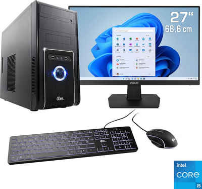 CSL Speed V25123 PC-Komplettsystem (27", Intel® Core i5 12400, Intel UHD Graphics 730, 16 GB RAM, 1000 GB SSD, 1-tlg)