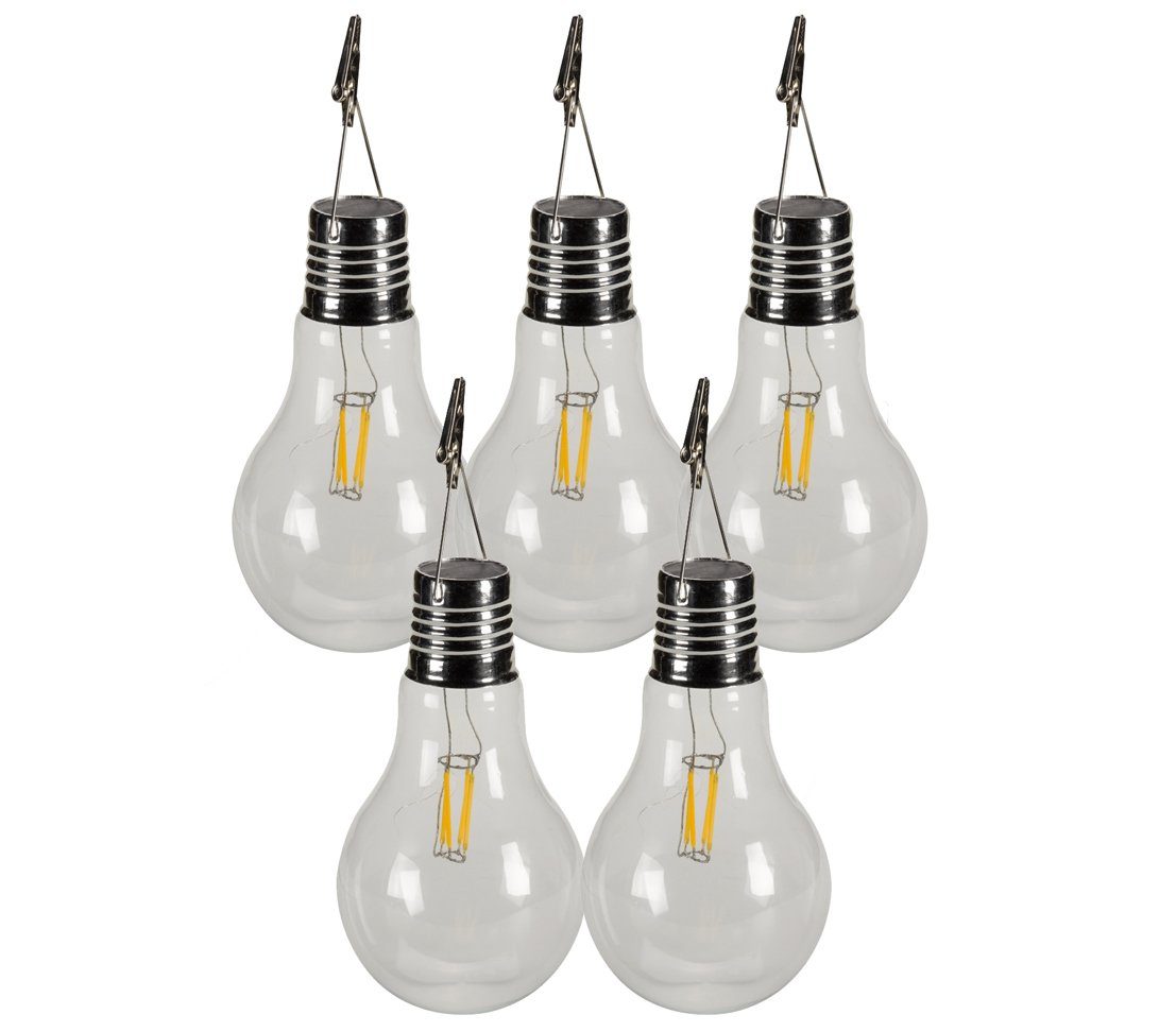 Dehner LED Solarleuchte Dehner Solar-Glühbirne 5er günstig online kaufen