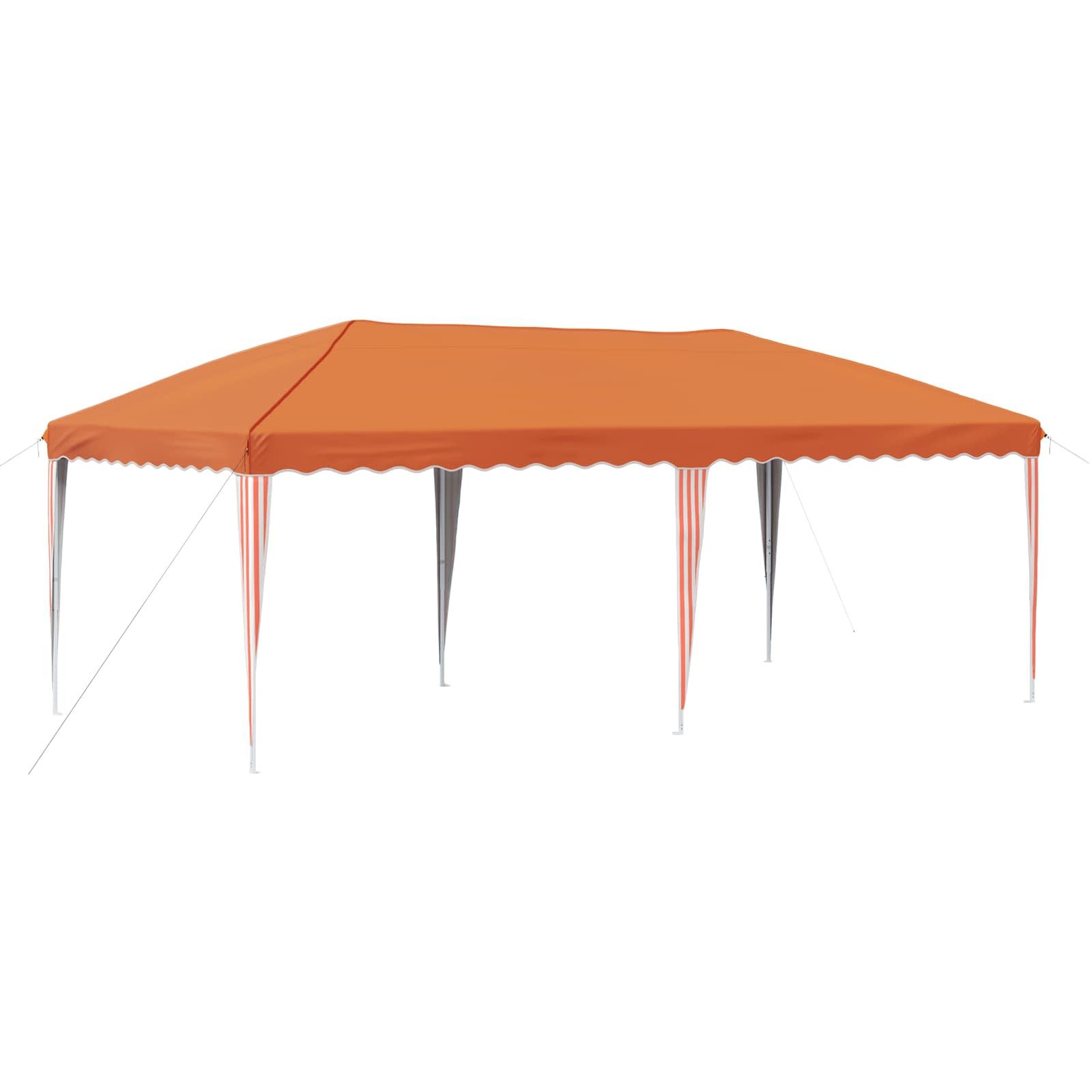 vidaXL Partyzelt Pop-up Partyzelt 575 x 290 x 245 cm Orange