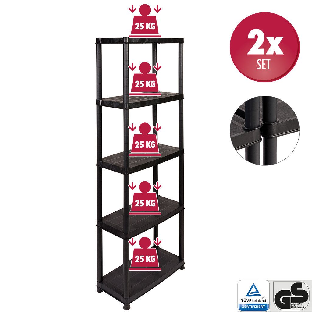 Kreher Standregal 2 x 'Primo Plus' günstig online kaufen