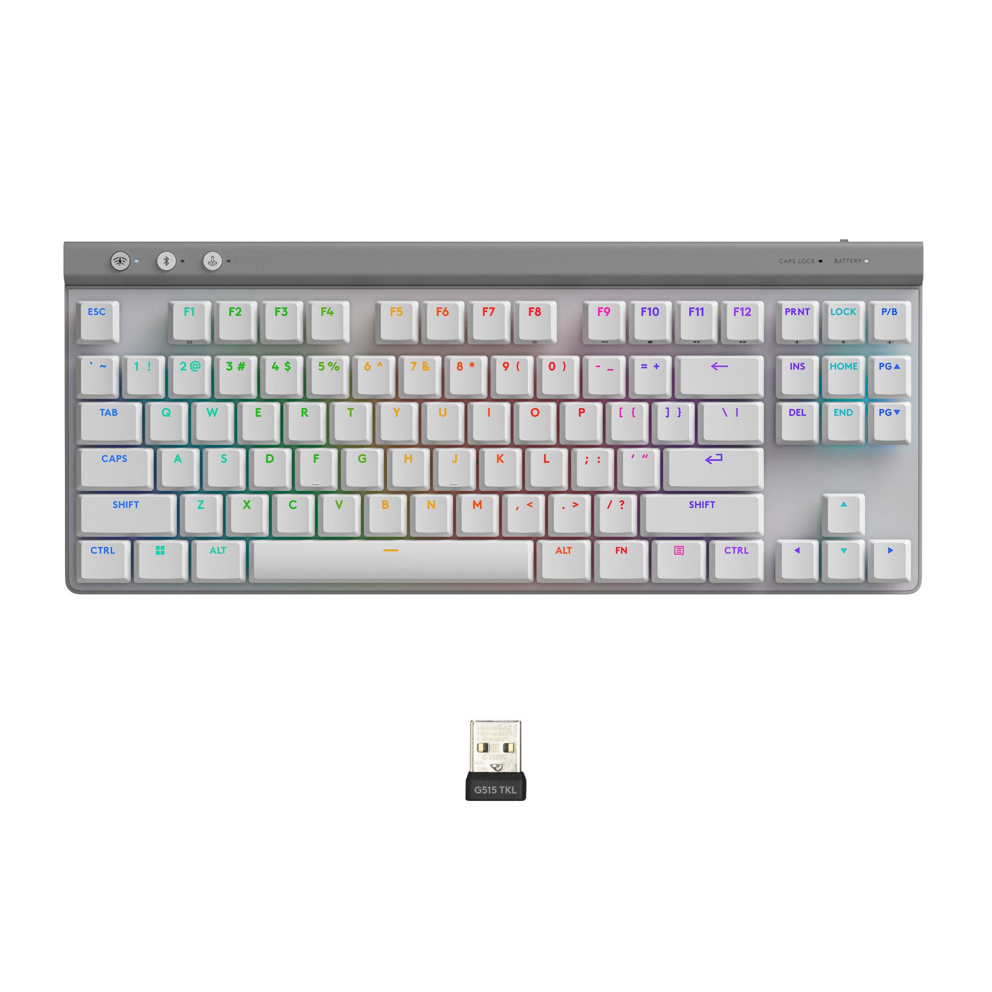 G515 LIGHTSPEED TKL - WHITE - DEU - EMEA28i-935 Gaming-Tastatur