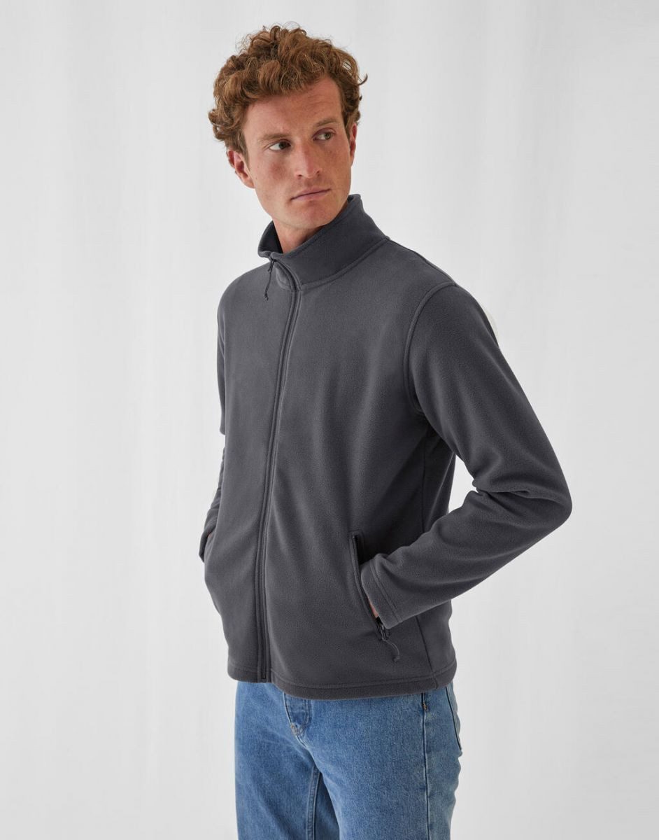 B&C Fleecejacke Herren Microfleece Jacke Duo ID.501
