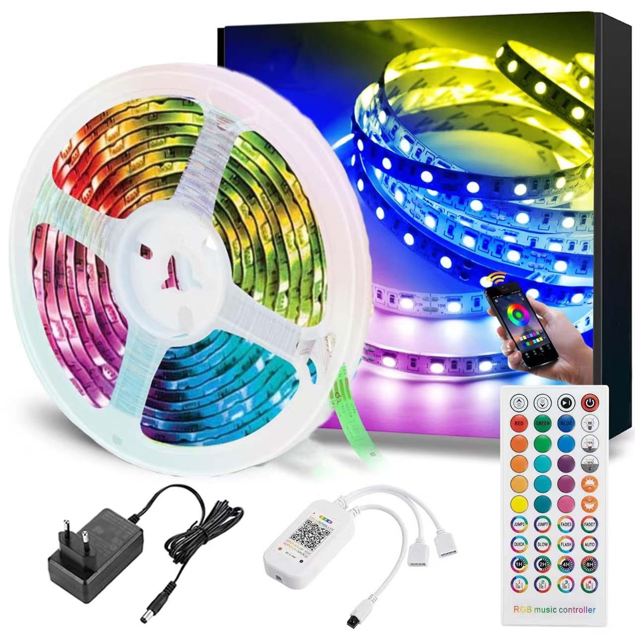 POPOLIC LED-Streifen Bluetooth LED Strip 30m, günstig online kaufen