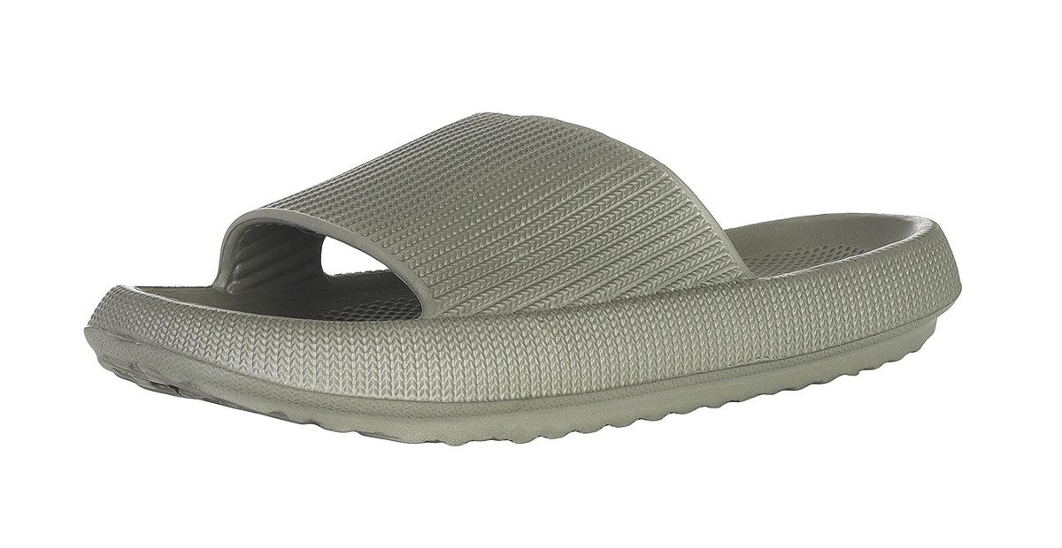 simaranda Herren Damen Schlappen 4446 44-45 Olive Schlappen