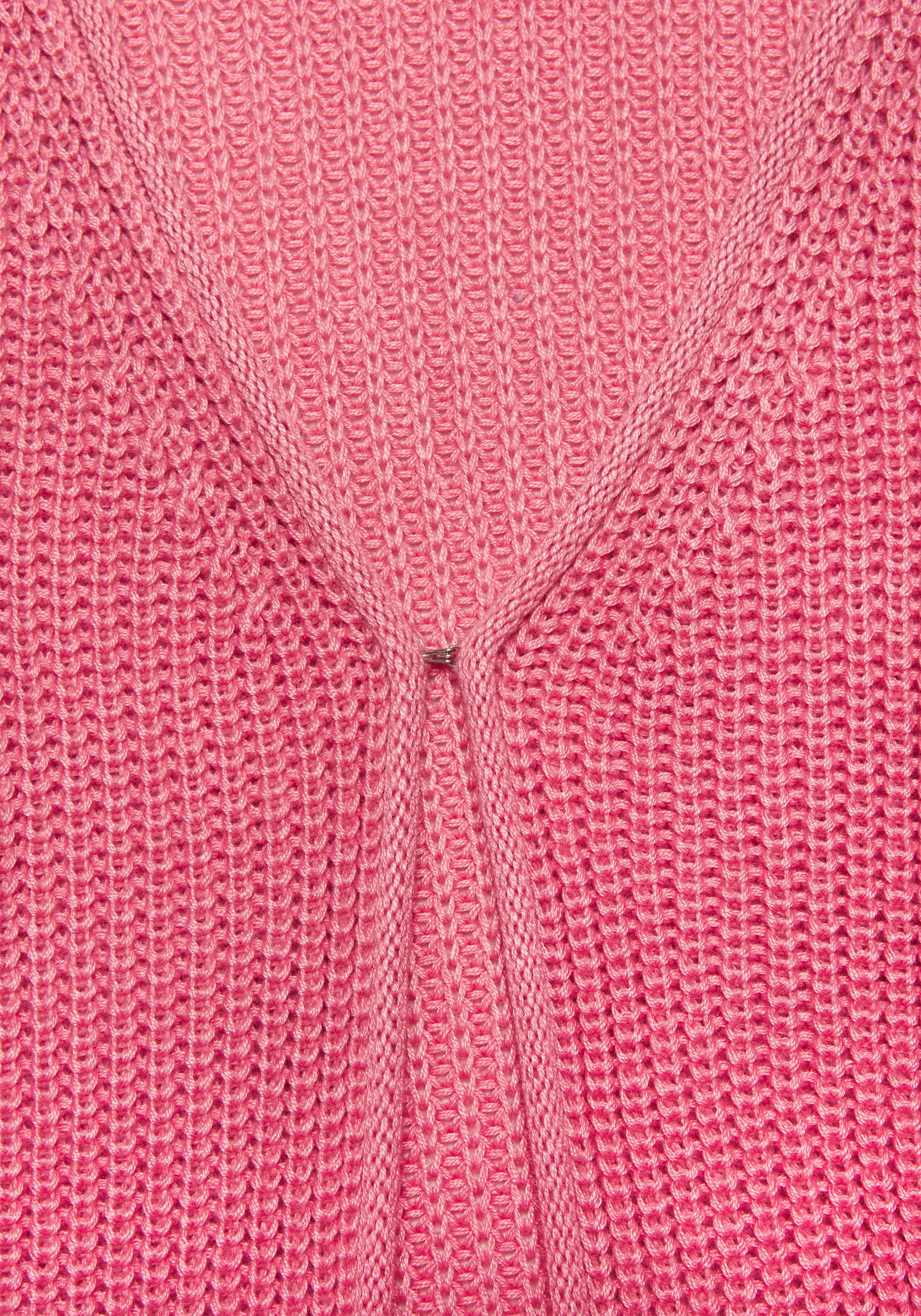 Vivance Strickjacke mit Haken-Verschluss