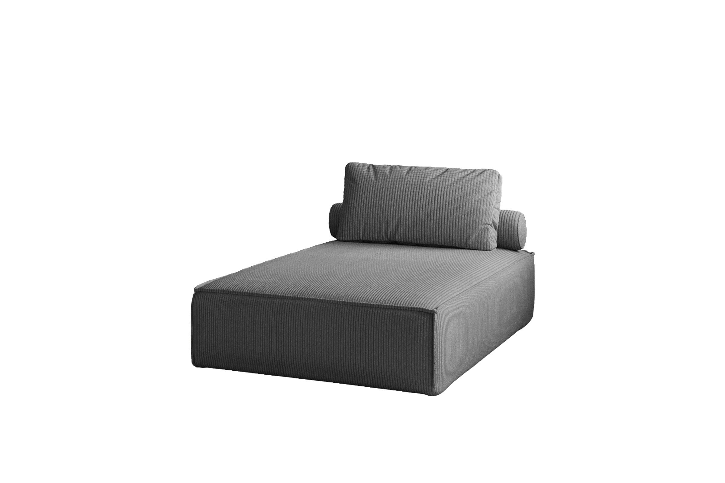 Fun Möbel Chaiselongue Sezlong Liege CELES PREMIUM in Stoff Scala, auch im Set erhältlich