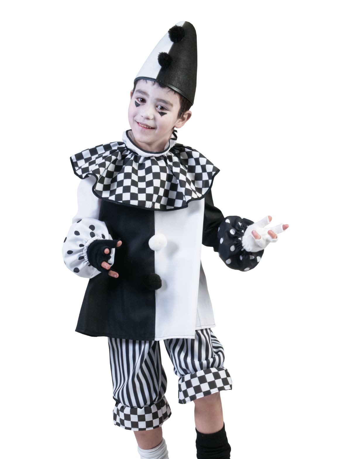Kostüm Pierrot Pedrolino Kostüm Kinder