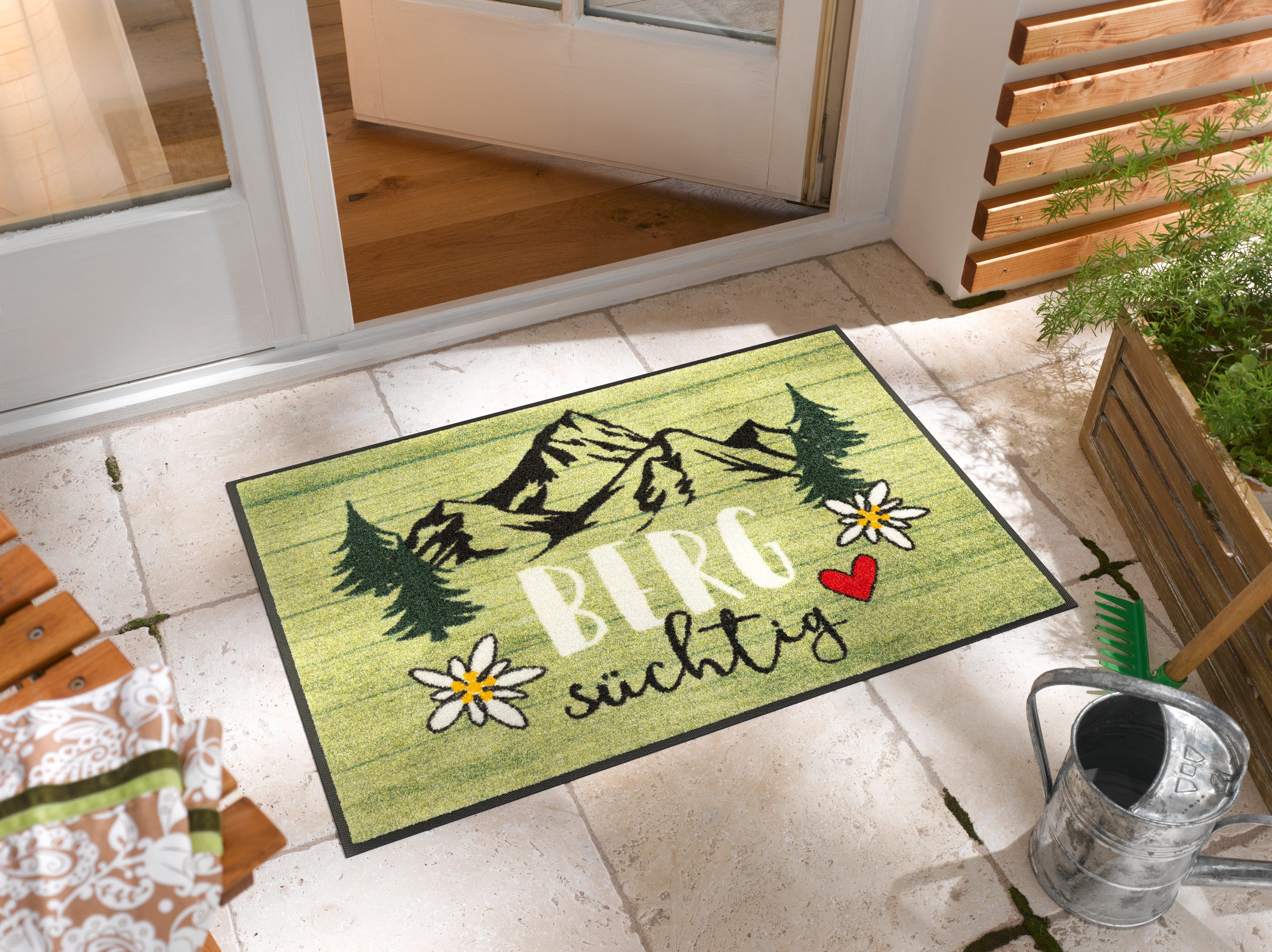 wash+dry by Kleen-Tex Fußmatte Bergsüchtig, rechteckig, Höhe: 7 mm günstig online kaufen