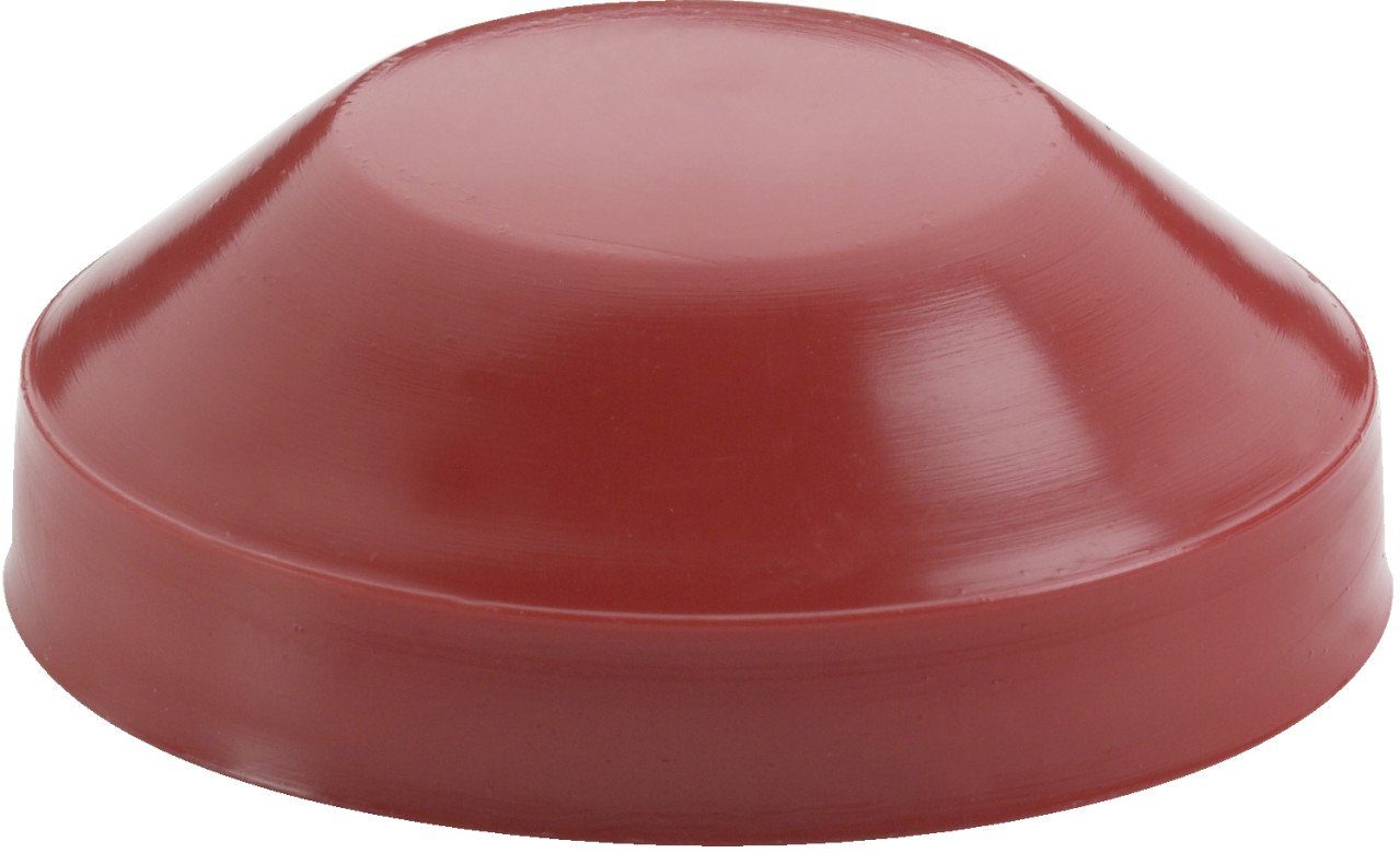 Dörner + Helmer Möbelrolle Achsendkappen Ø 20 mm rot - 2 Stk.