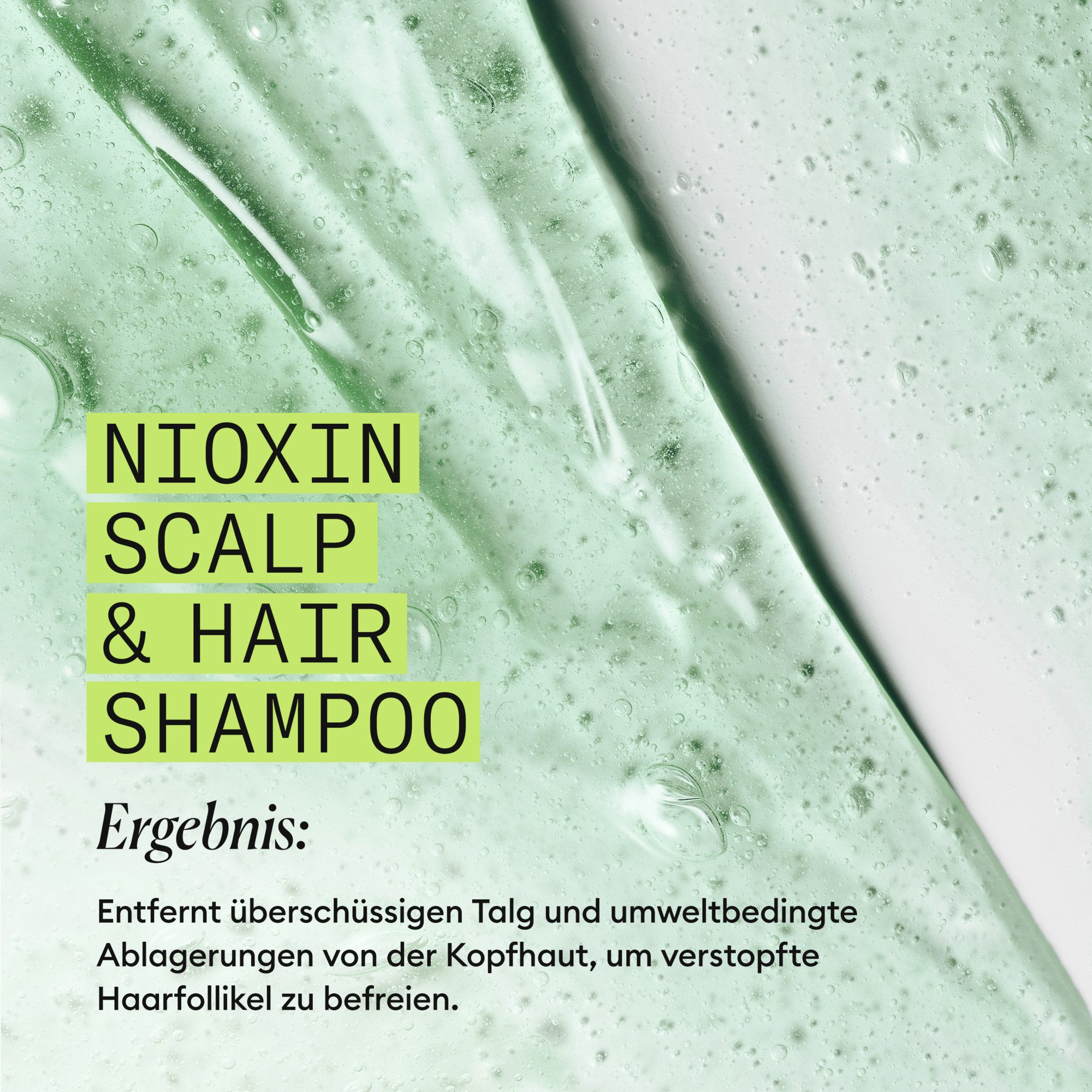 Nioxin Kopfhaut-Pflegeshampoo NIOXIN SCALP + HAIR SYSTEM 2 SHAMPOO, sanfte Pflege, sorgt für volleres Haar, nährende Inhaltsstoffe