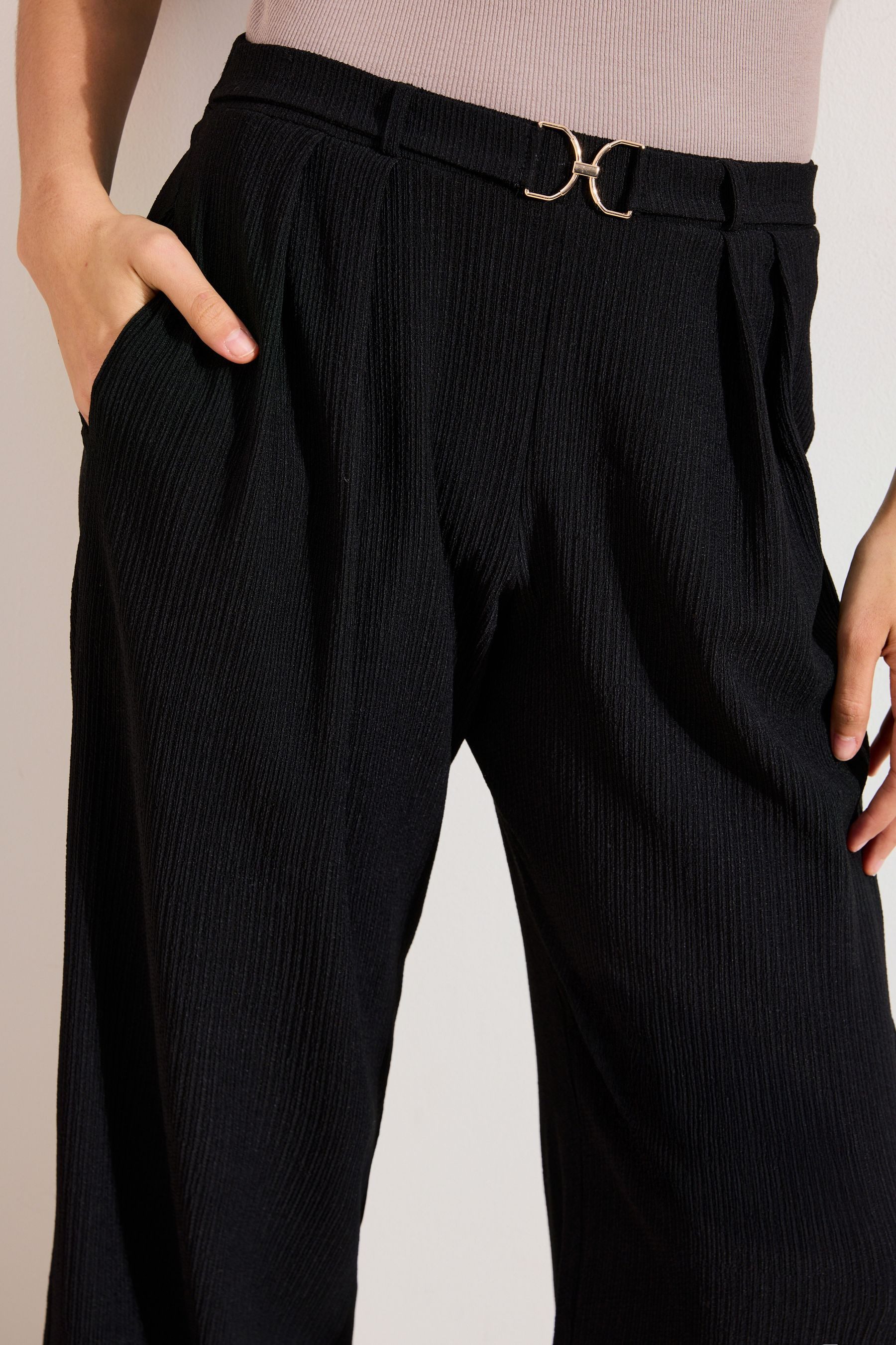Friends Like These Jerseyhose Friends Like These Hose in Knitteroptik, Regular (1-tlg)