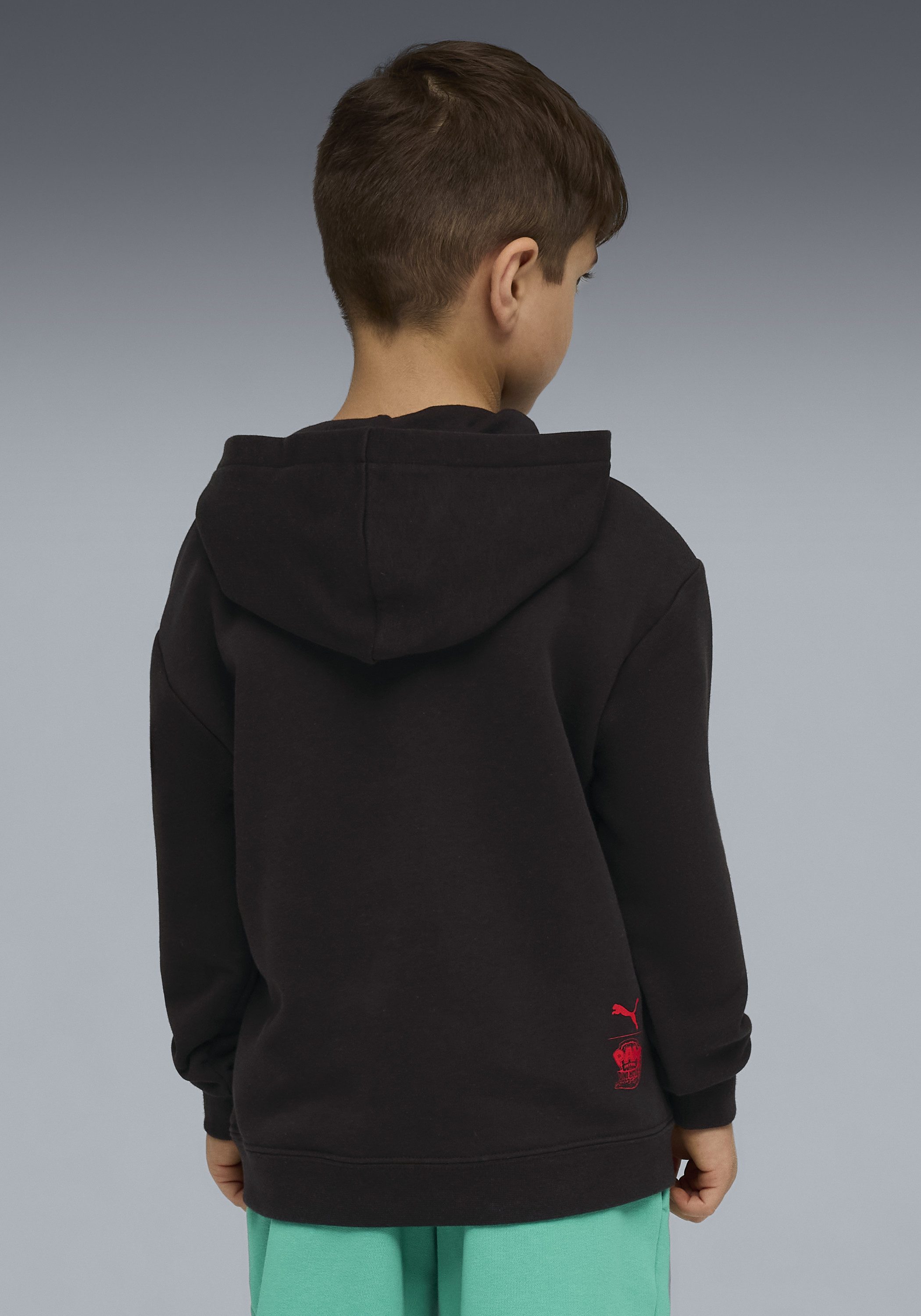 PUMA Kapuzensweatshirt X PAW PATROL GRAPHIC HOODIE TR für Kinder, Regular Fit, mit Kapuze, mit Kängurutasche