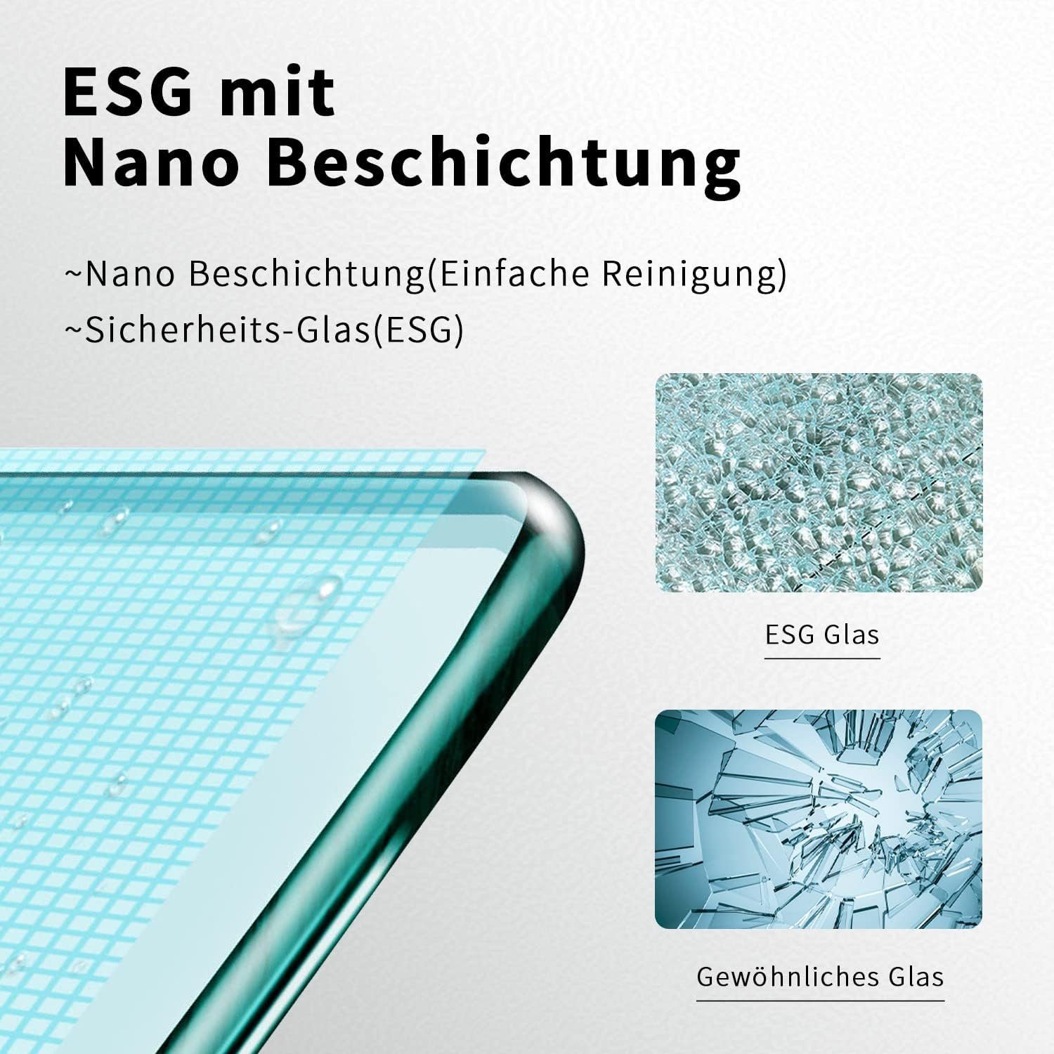 Boromal Eckdusche Eckeinstieg Duschkabine Schwingtür Glastür günstig online kaufen