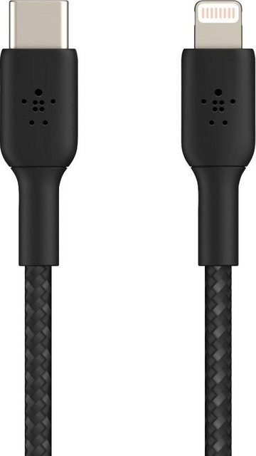 Belkin »Lightning USB C Kabel ummantelt mfi 1m« Smartphone Kabel, Lightning, USB C (100 cm)  - Onlineshop OTTO