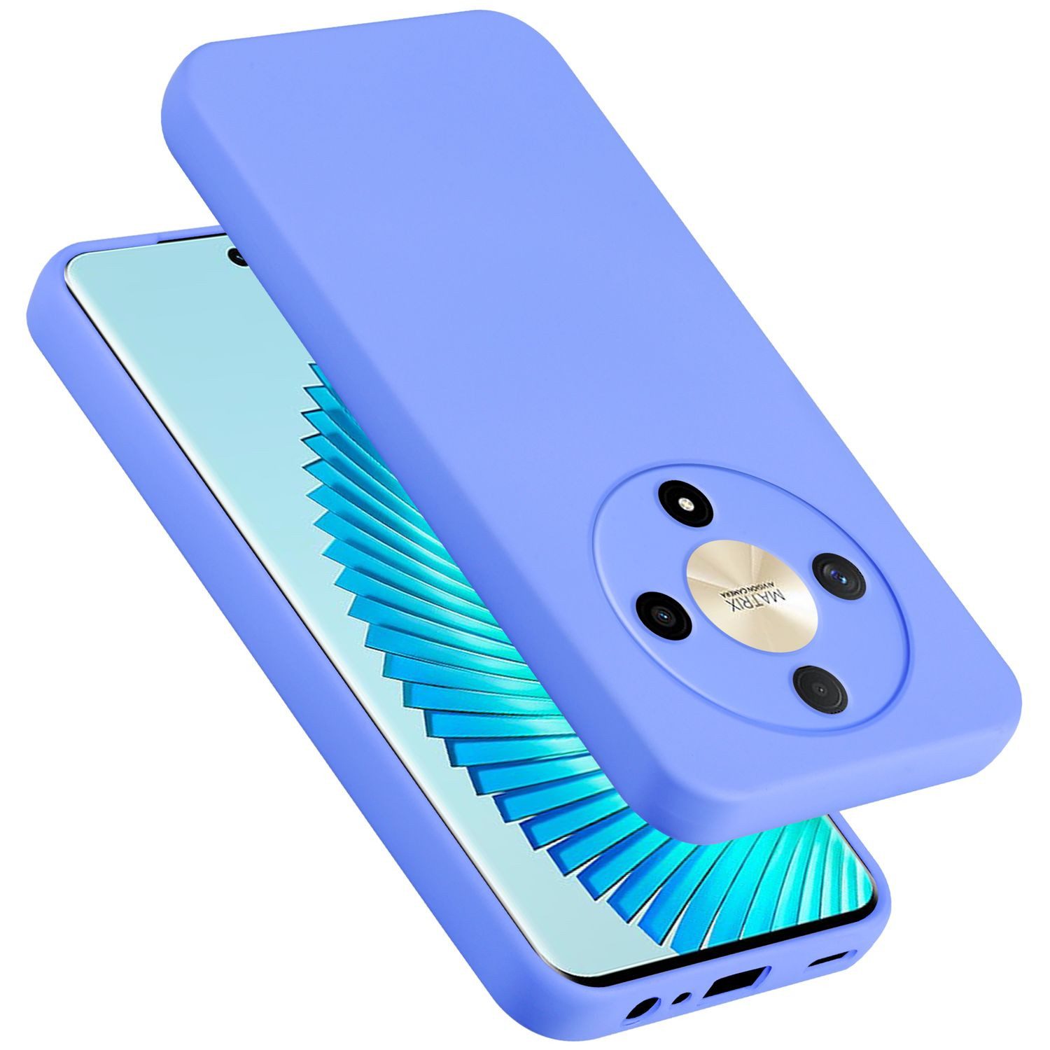 Cadorabo Handyhülle für Honor Magic 6 Lite 5G Hülle Honor Magic 6 Lite 5G, Flexible Hülle TPU Silikon Schutzhülle Back Cover Case