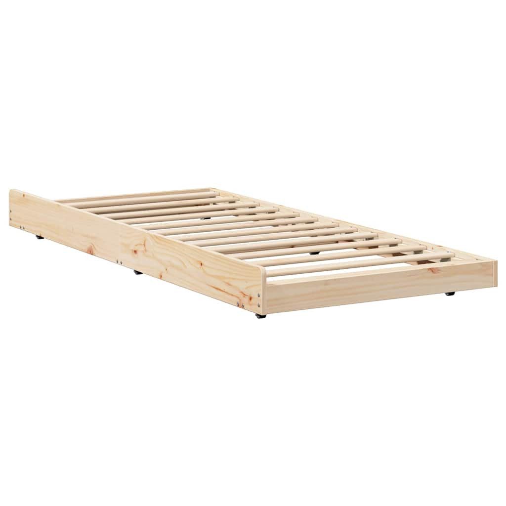 vidaXL Bett Bettgestell Braun 75 x günstig online kaufen
