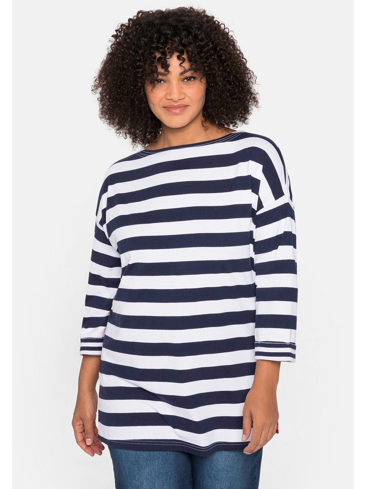 3/4-Arm-Shirt Große Größen