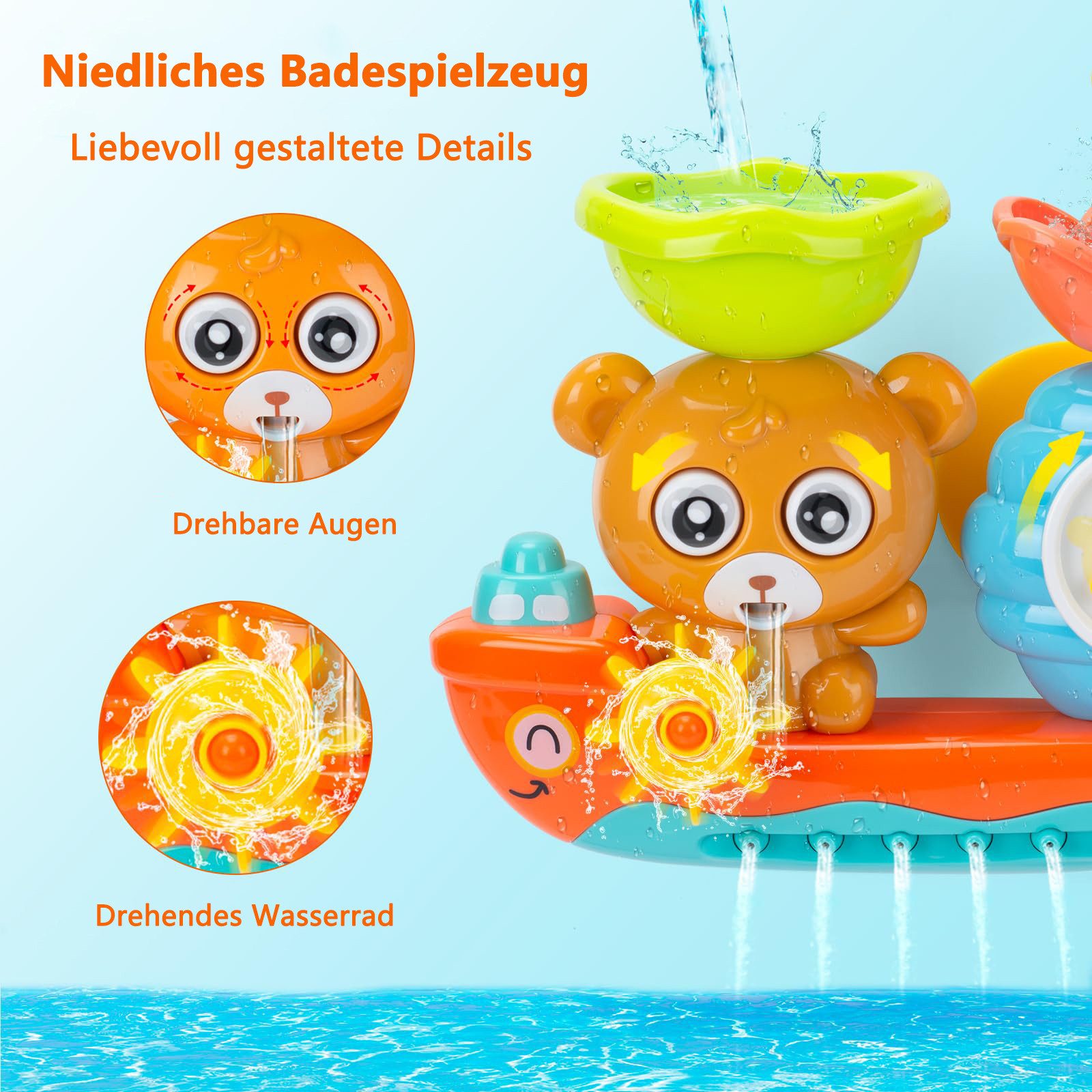 FOUORTUNATE-BEE Badespielzeug Wasserspielzeug Badespielzeug Baby ab günstig online kaufen