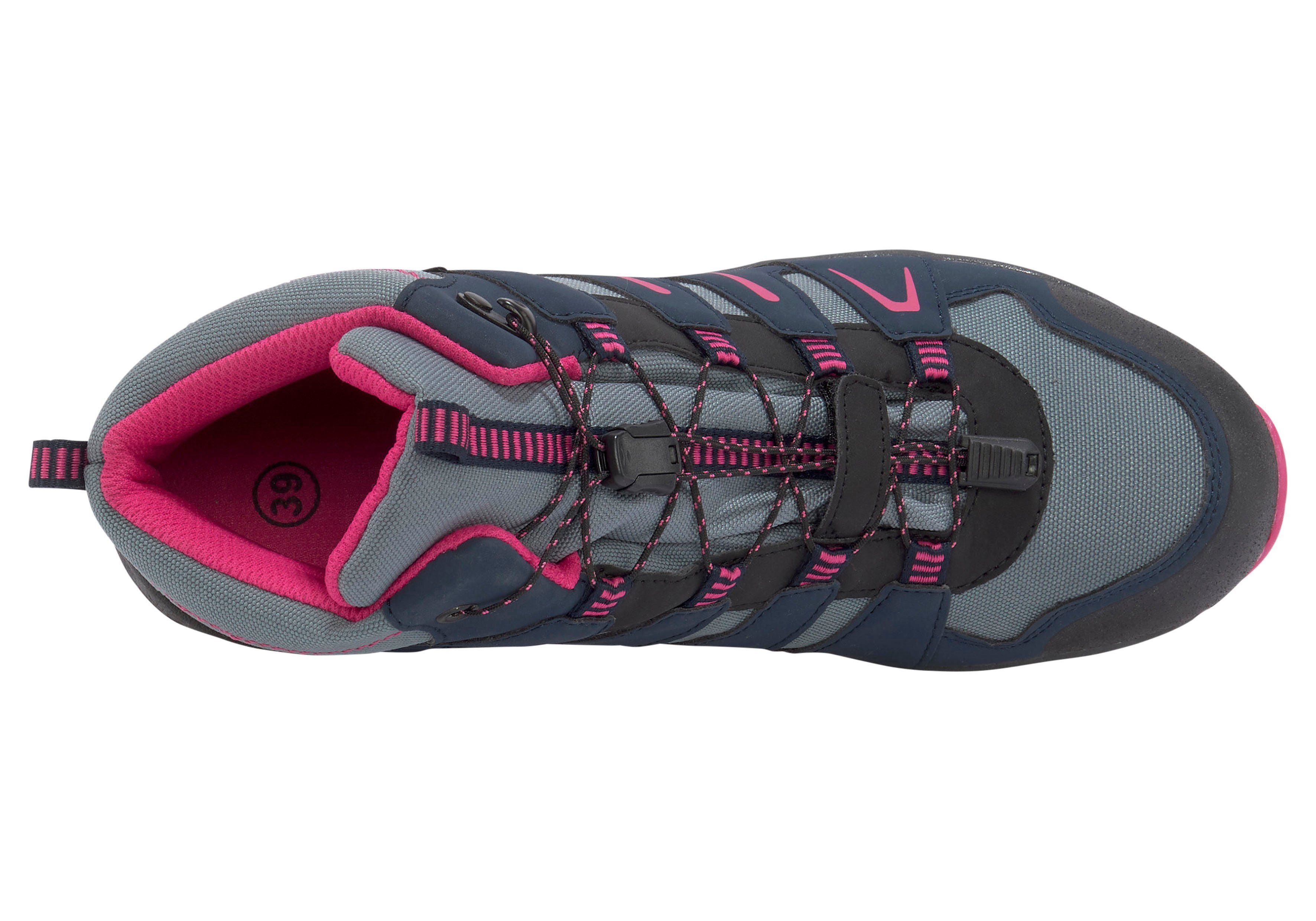 McKINLEY Sonnberg wasserdichte MID Outdoorschuh AQX Jr. navy-pink Trekkingschuhe für Kinder