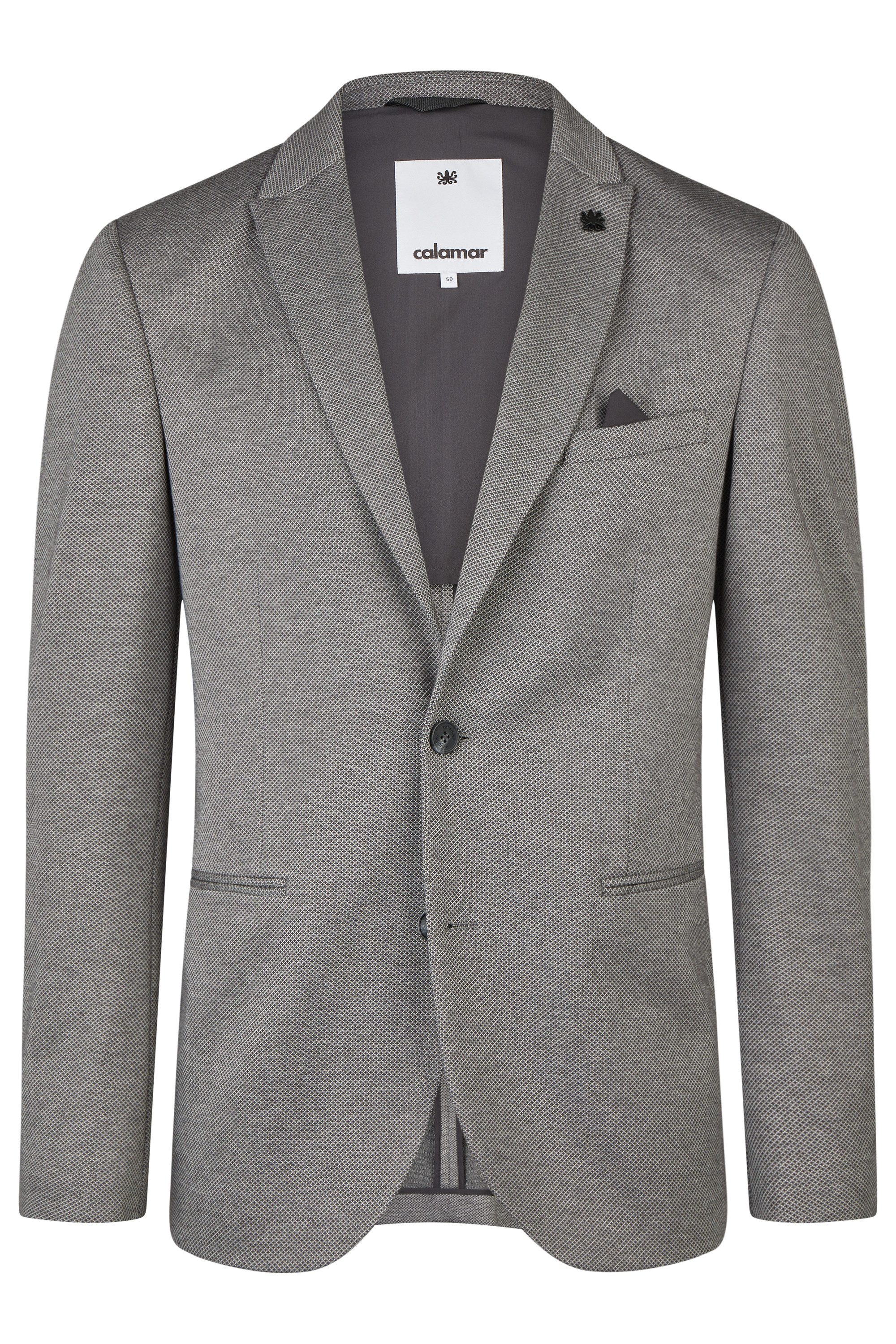 Calamar Sakko Halbgefüttertes Jersey-Sakko