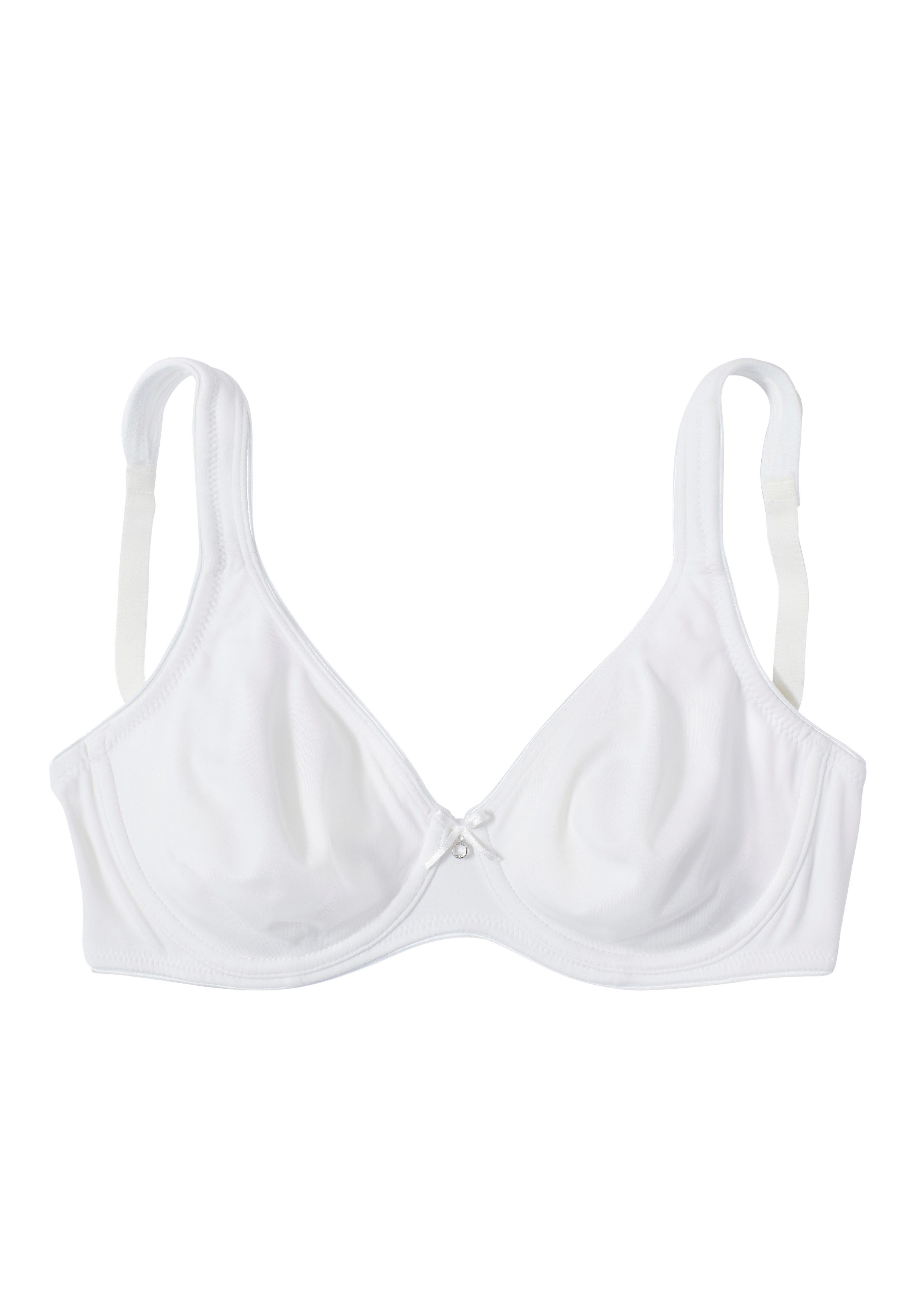 LASCANA T-Shirt-BH perfect basic mit Bügel und ungefütterten Cups, aus seidiger Microfaser