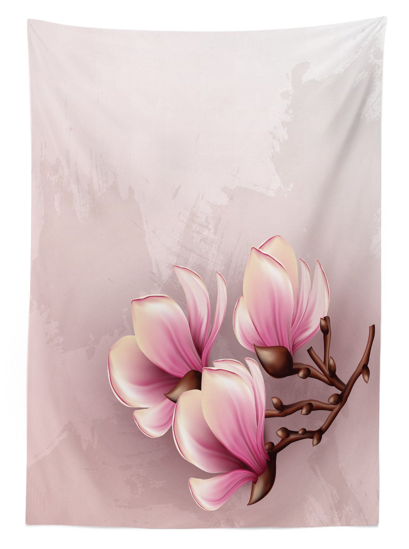 Farbfest geeignet Außen Magnolie Klare Abakuhaus den Bereich Tischdecke Blütenblätter Für Waschbar Farben, Fragile