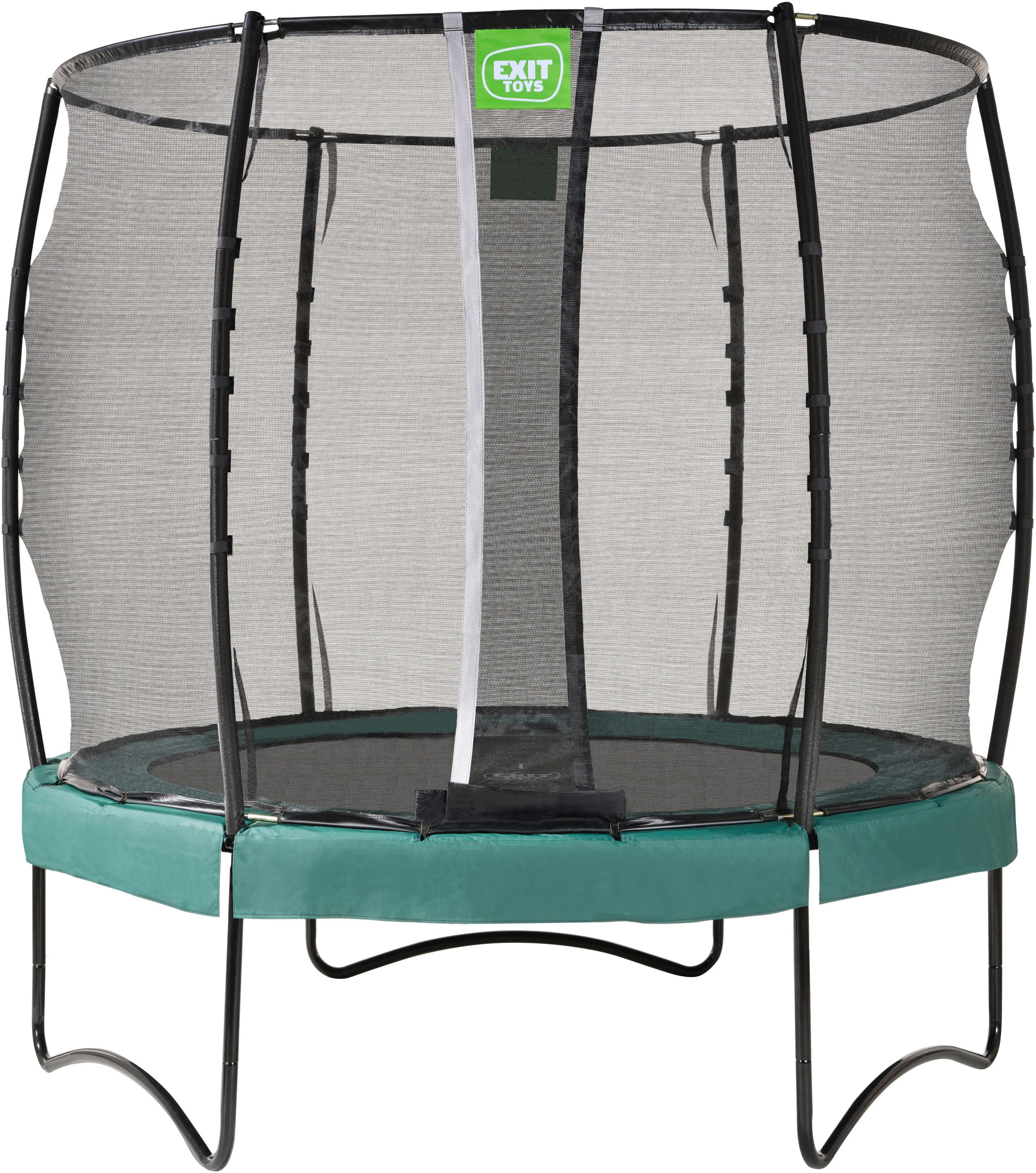 EXIT Gartentrampolin Allure Premium, grün, mit Sicherheitsnetz