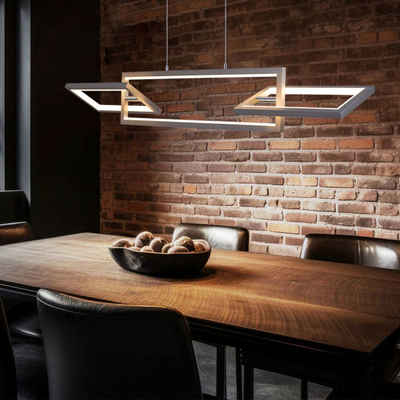 etc-shop LED Pendelleuchte, Leuchtmittel inklusive, Warmweiß, Pendelleuchte Hängelampe Wohnzimmer Designlampe