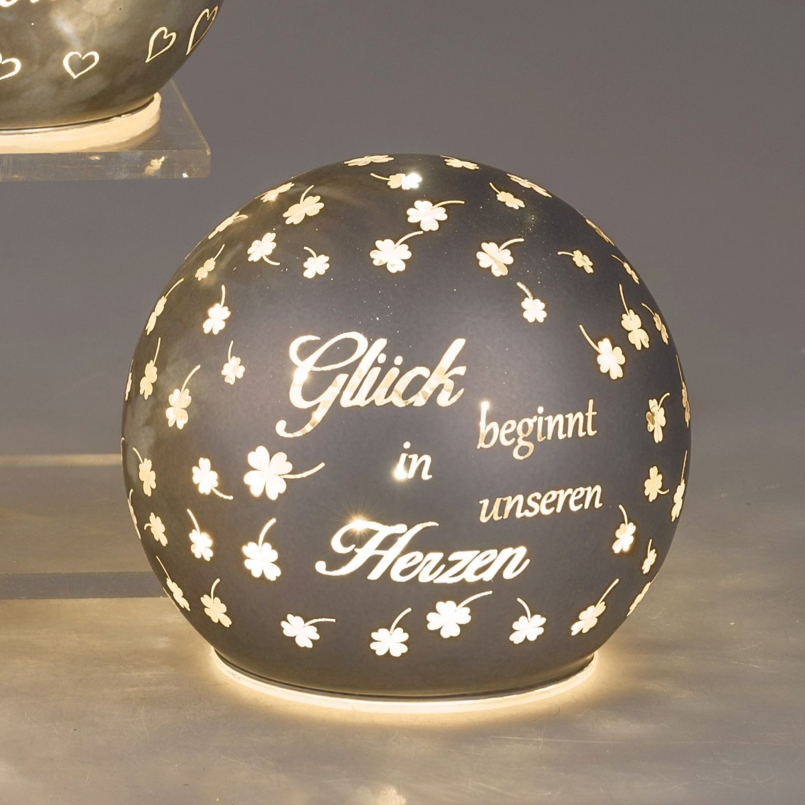 formano Kugelleuchte Sprüche, Mit Timerfunktion