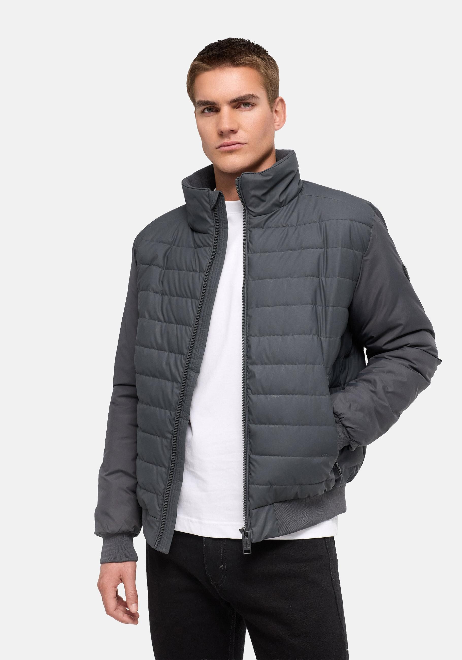 Stone Harbour Regenjacke Eliaam XX Herren Steppjacke mit glatten Ärmeln