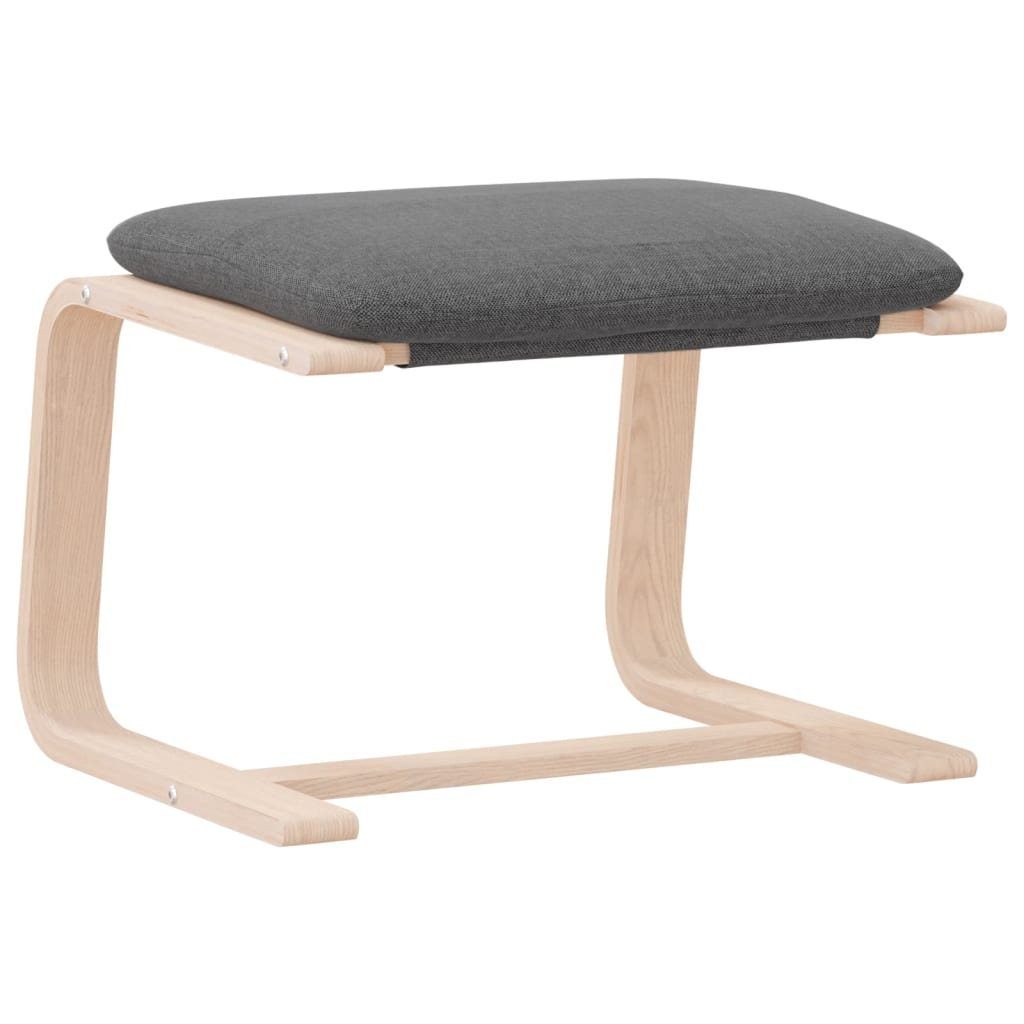vidaXL Polsterhocker Fußhocker Dunkelgrau 51x41x40 cm günstig online kaufen