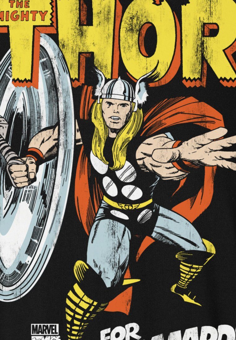 coolem For - mit LOGOSHIRT Frontprint Thor T-Shirt Marvel Asgaaard! -