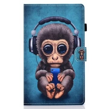 Wigento Tablet-Hülle Für Samsung Galaxy Tab A7 T500 / T505 2020 Motiv 64 Tasche Kunst Leder Hülle Etuis