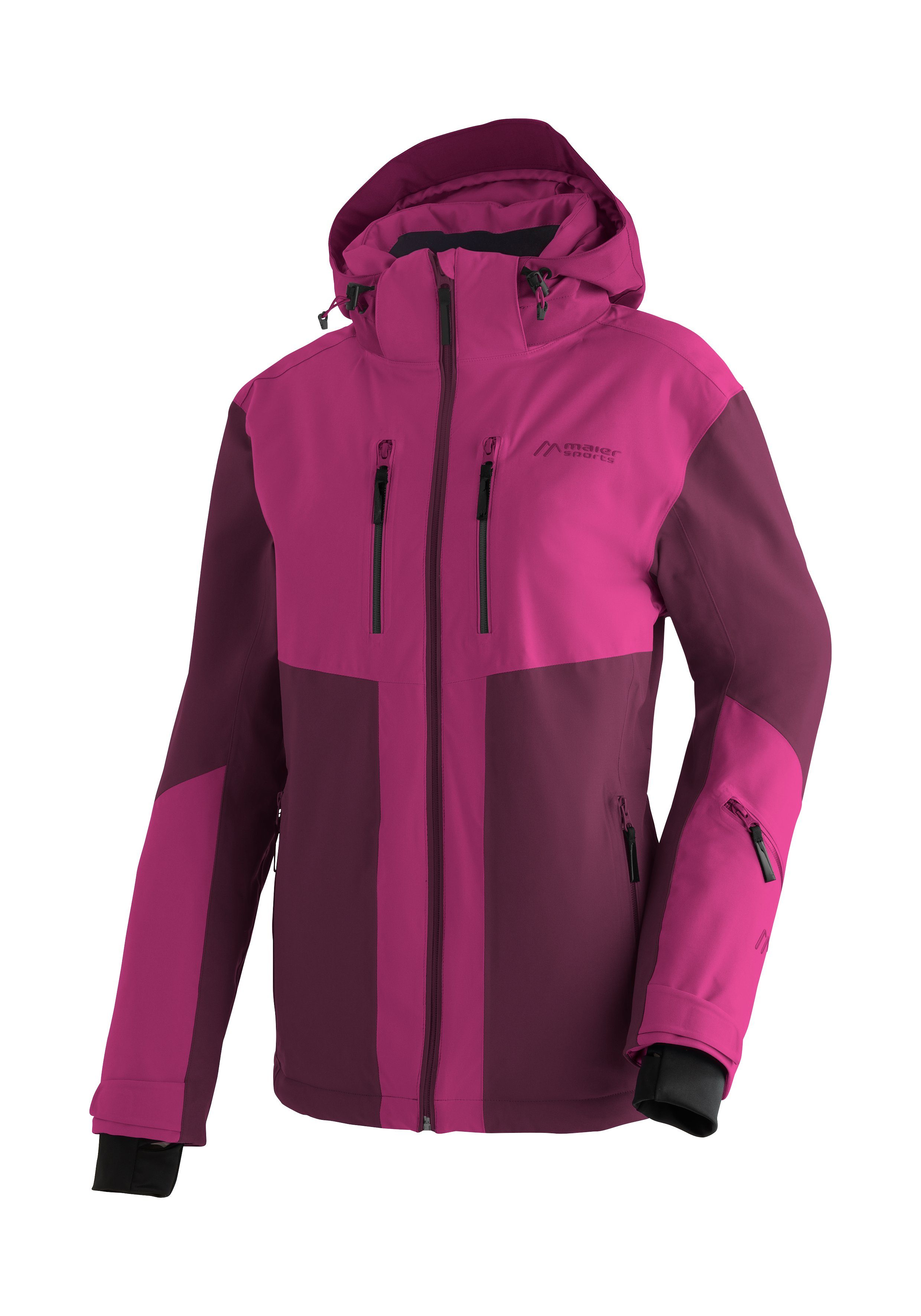 Maier Sports Skijacke Pinilla Winterjacke atmungsaktive Ski-Jacke, winddichte magenta wasserdichte und Damen