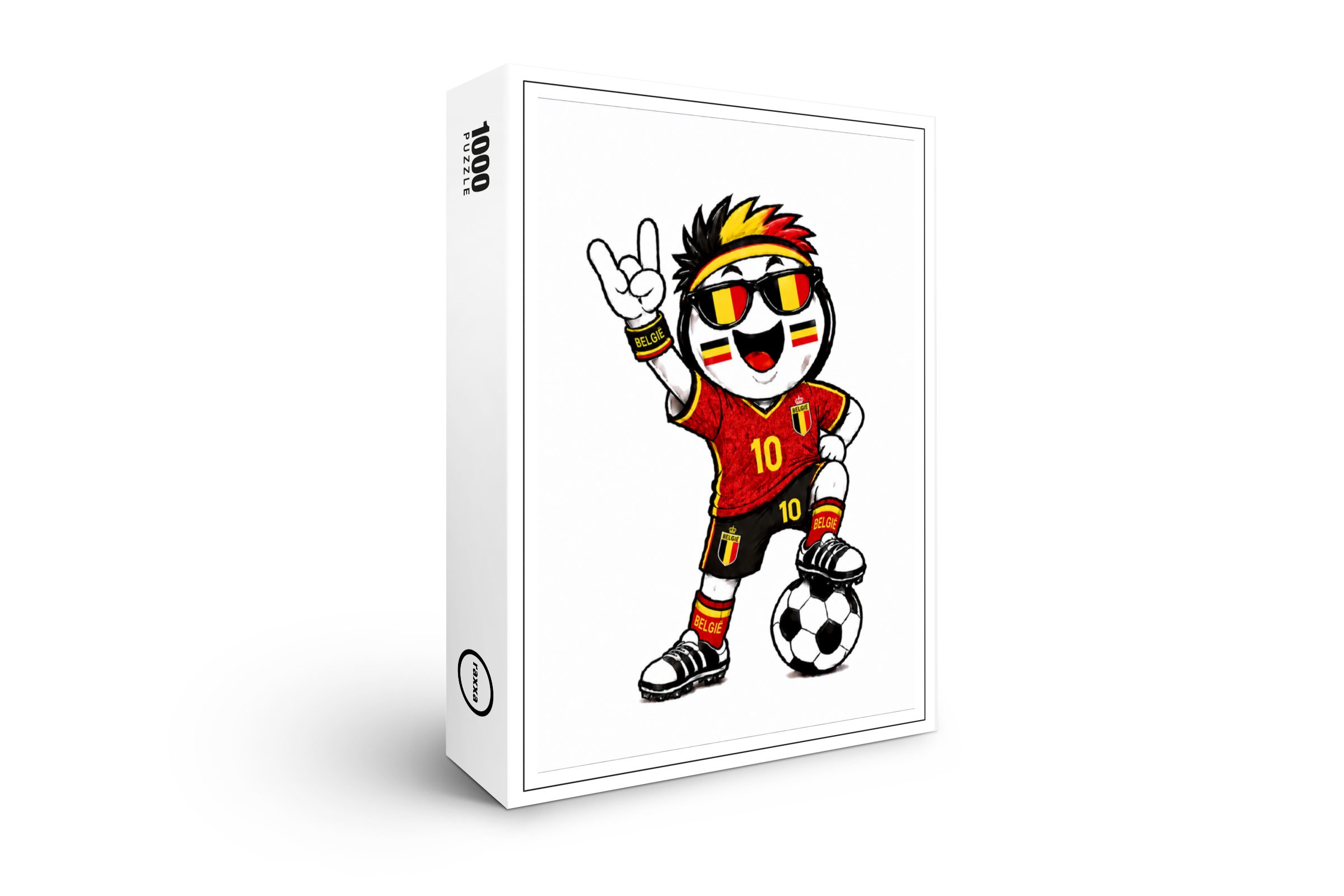 raxxa Puzzle "WM 2026 - Belgien", FSC®, 1000 Puzzleteile