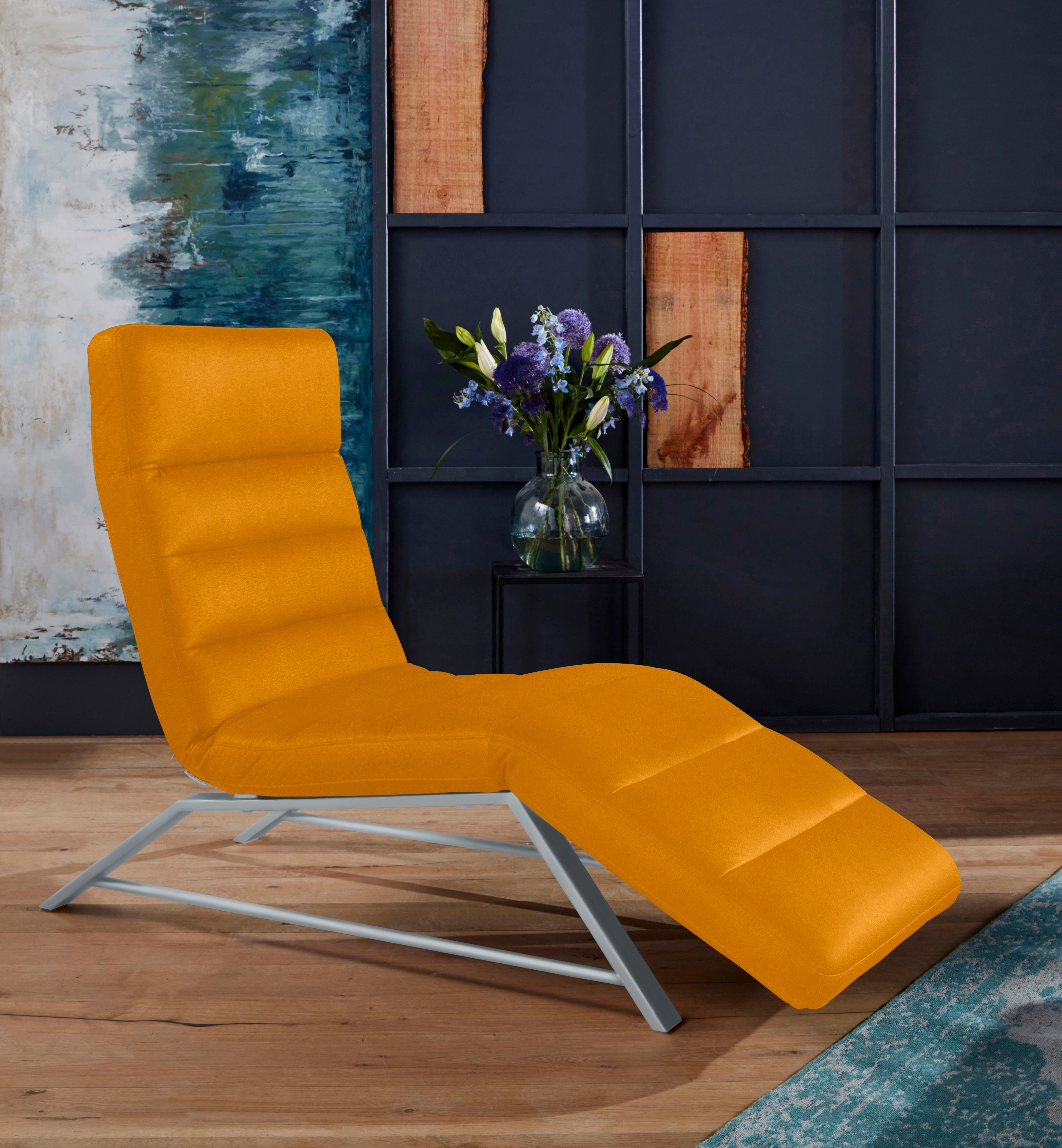 W.SCHILLIG Relaxliege daily dreams, Funktionsliege wahlweise mit Motor, Gestell matt, Breite 65 cm