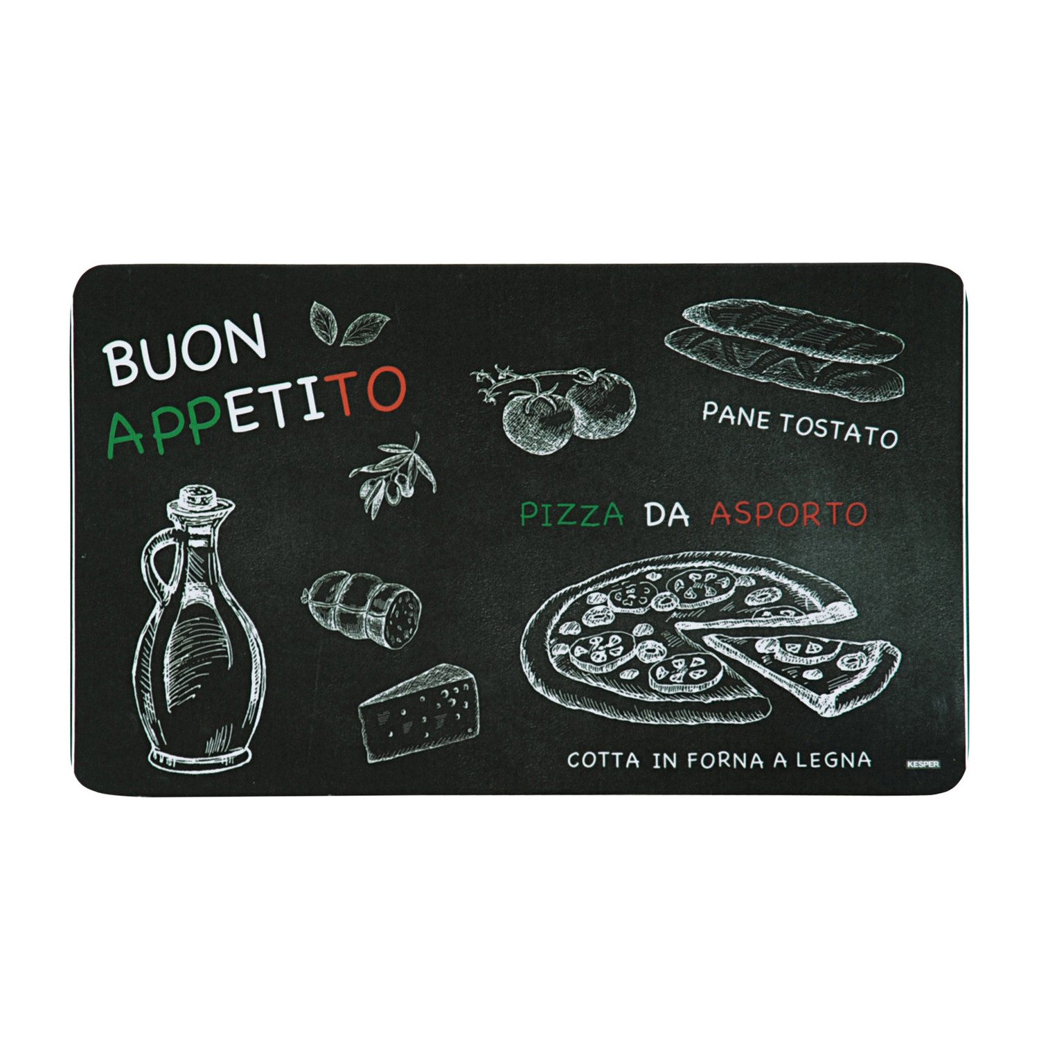 Kesper Frühstücksbrett Frühstücksbrettchen, Melamin, Ristorante, Melamin