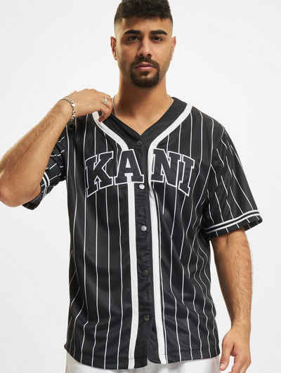 Karl Kani Kurzarmshirt Karl Kani Herren KM221-115-1 Serif Pinstripe Baseball Shirt (1-tlg)