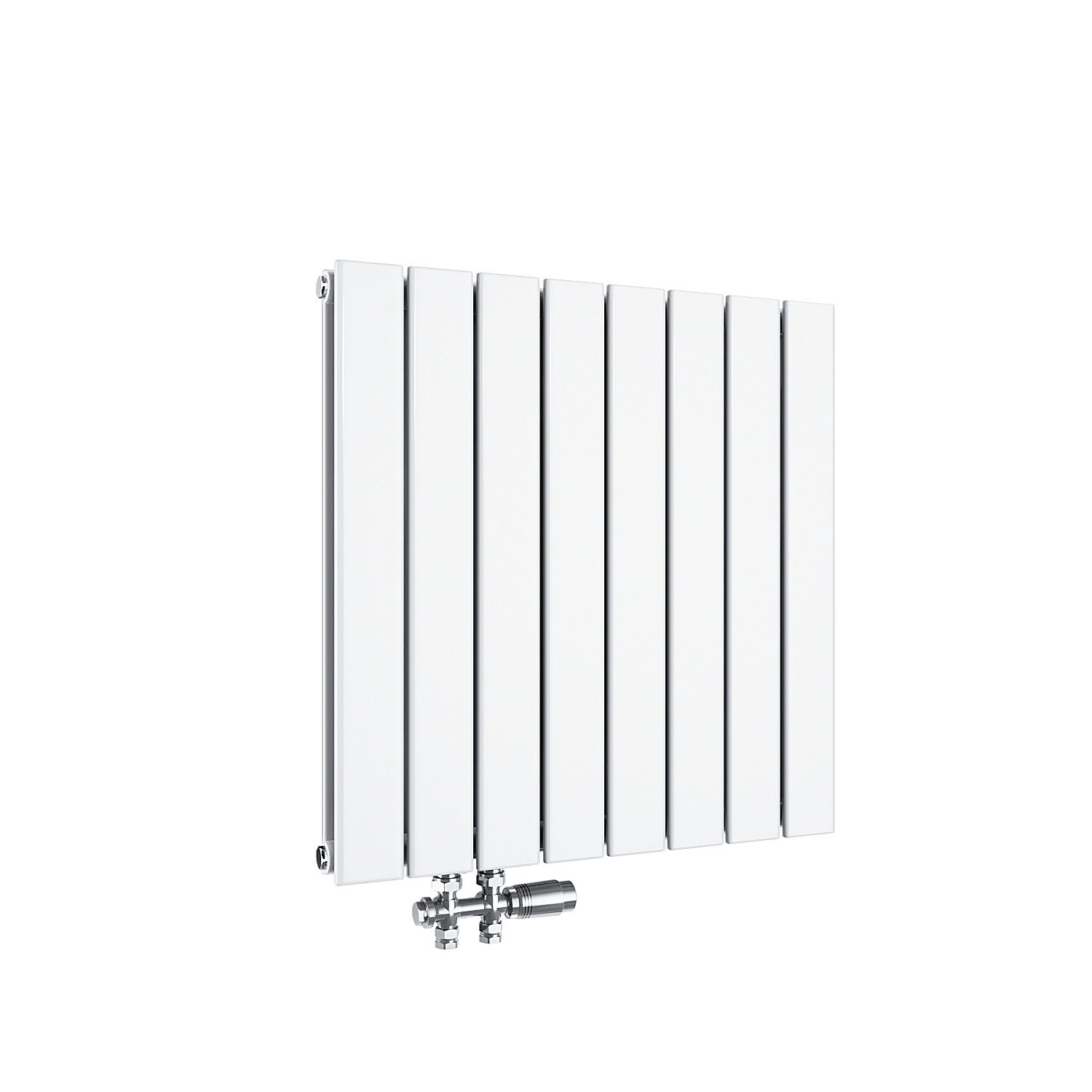 ELEGANT Heizkörper heizkörper Design Flach mit Multiblock, Einlagig / Doppellagig, 61.9cm x 63cm, Vertikal Mittelanschluss