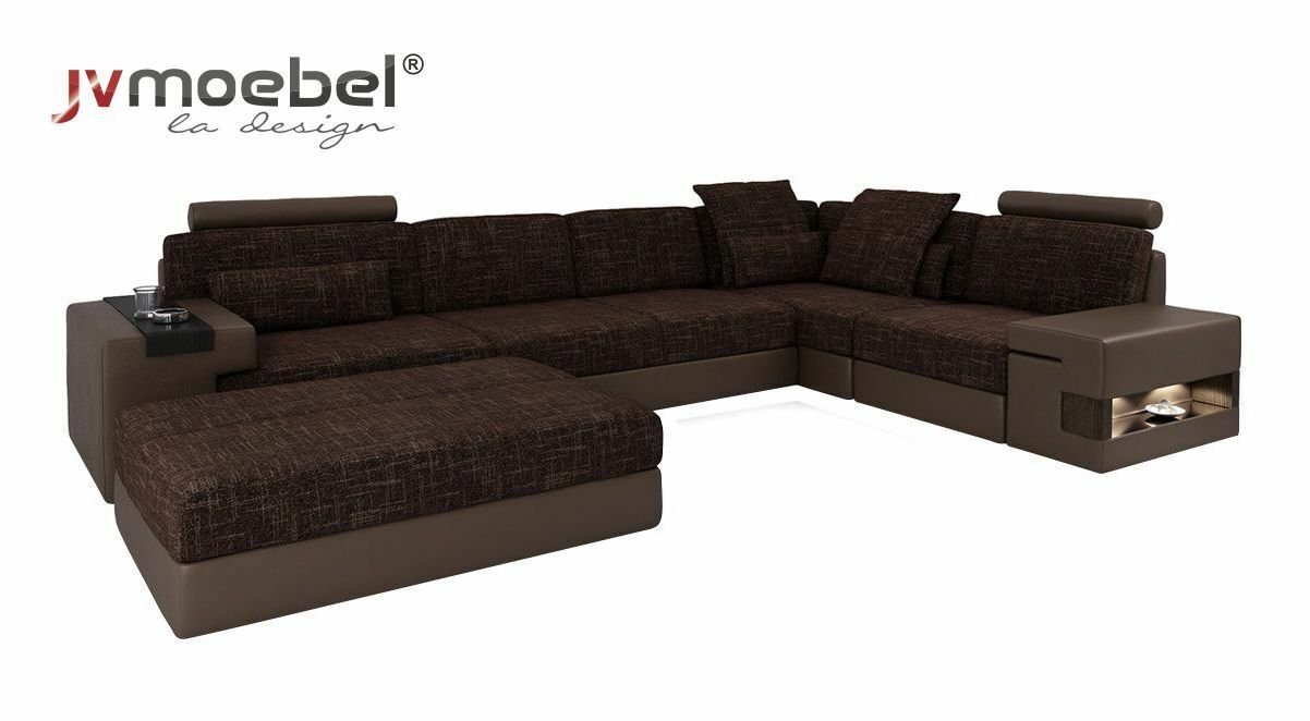 JVmoebel Ecksofa, Polster Set Wohnzimmer L-Form Modern Designer Sofa Couch Ecke